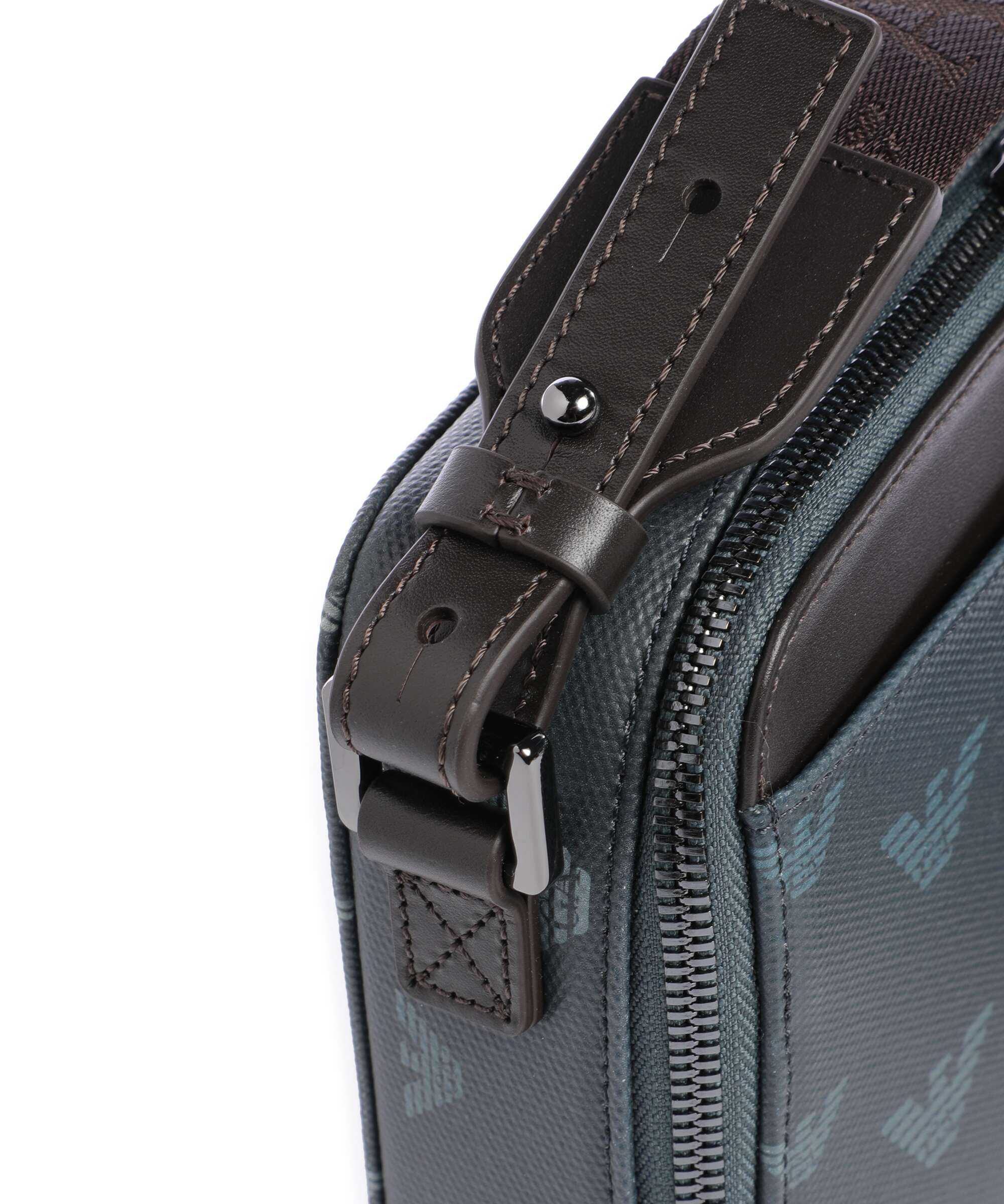 Emporio Armani Special Minorca Crossbody tas blu/eagle all over - Image 4
