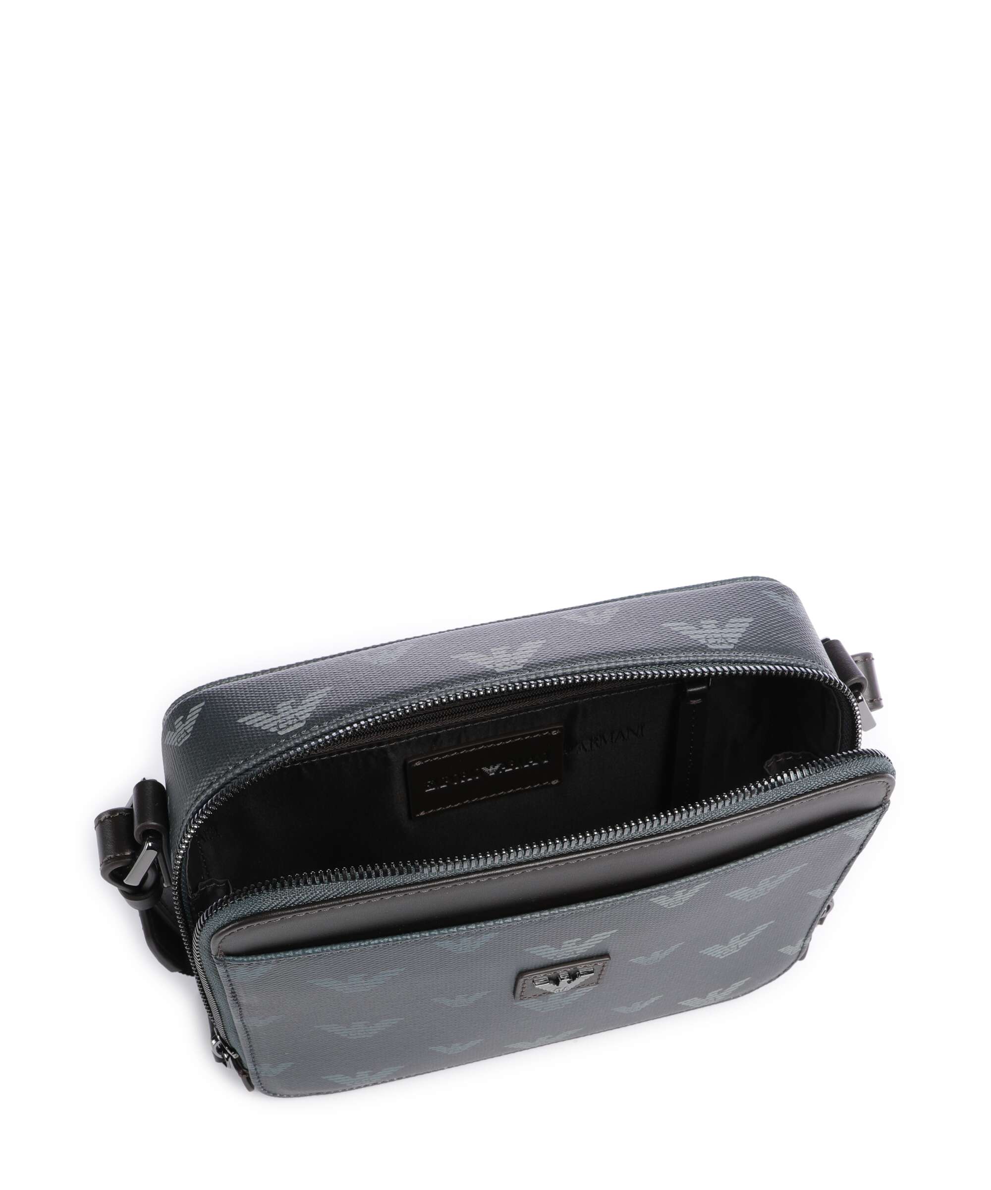 Emporio Armani Special Minorca Crossbody tas blu/eagle all over - Image 6