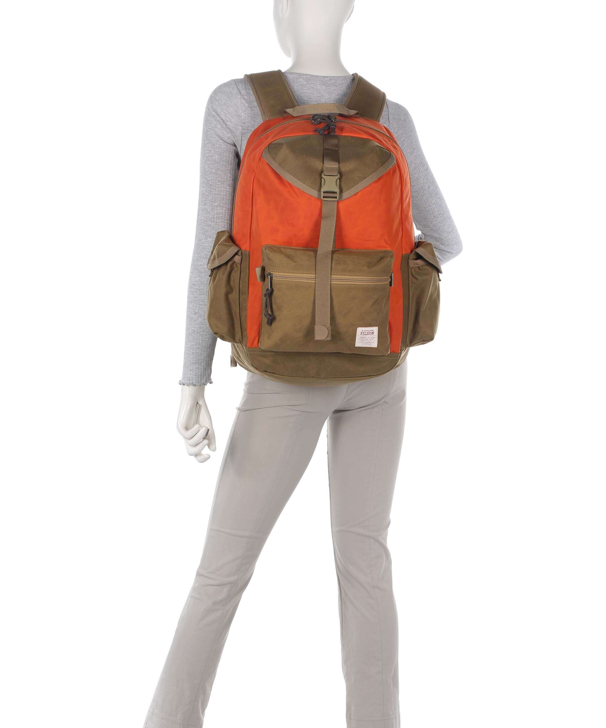 Filson Cordura Nylon Surveyor Rugzak dark tan/flame - Image 3