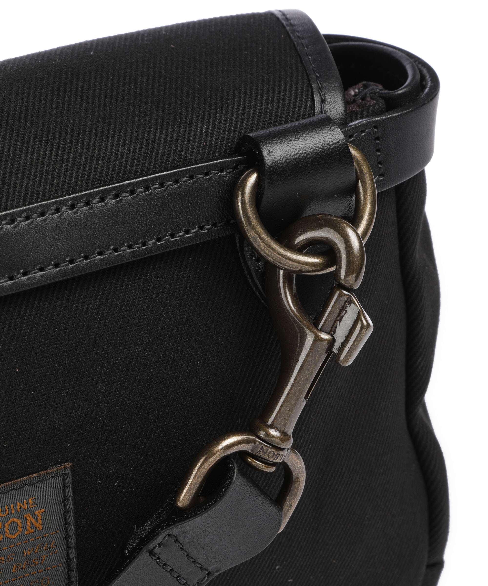 Filson Rugged Twill Crossbody tas black - Image 4