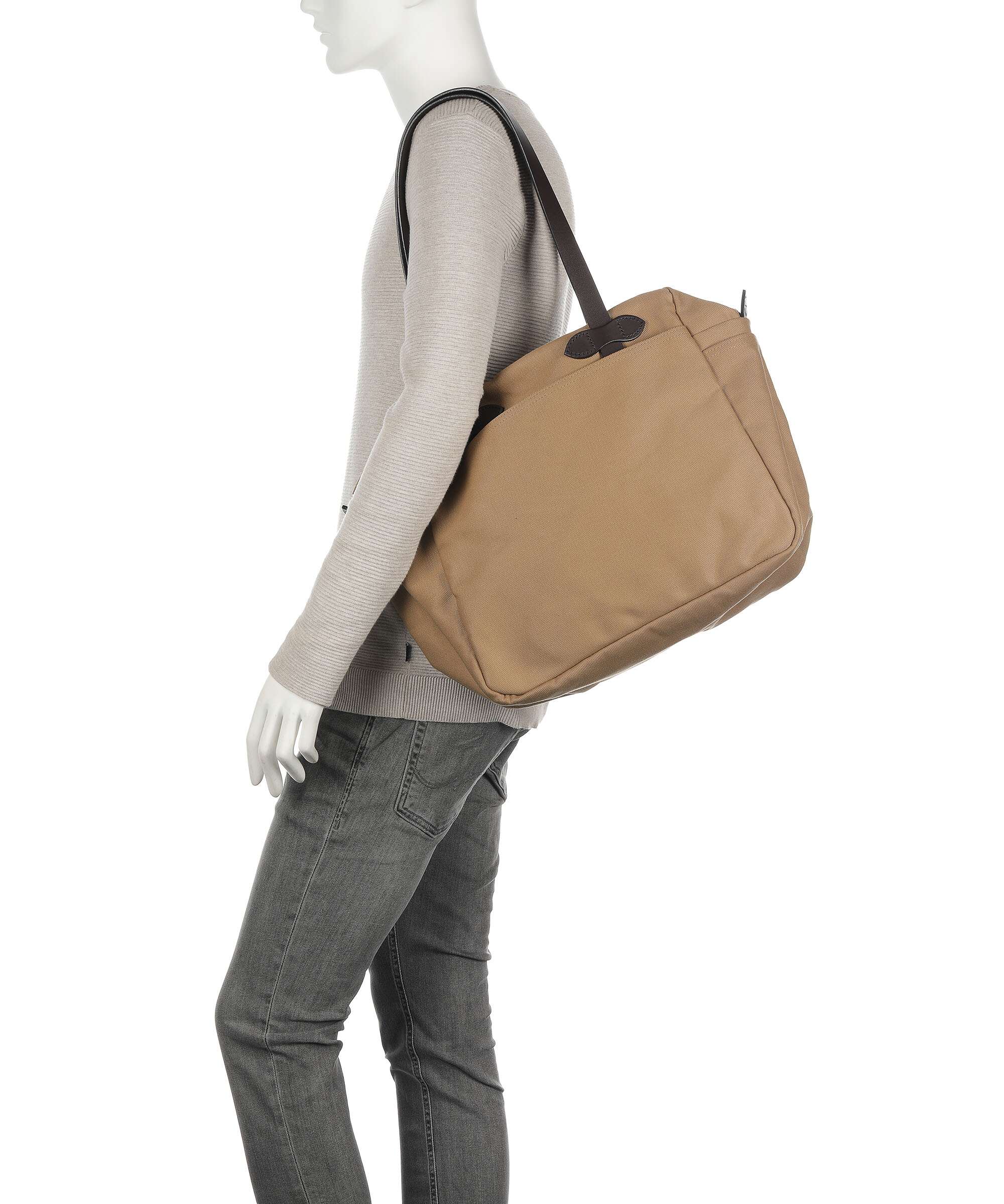 Filson Rugged Twill Schoudertas tan - Image 3
