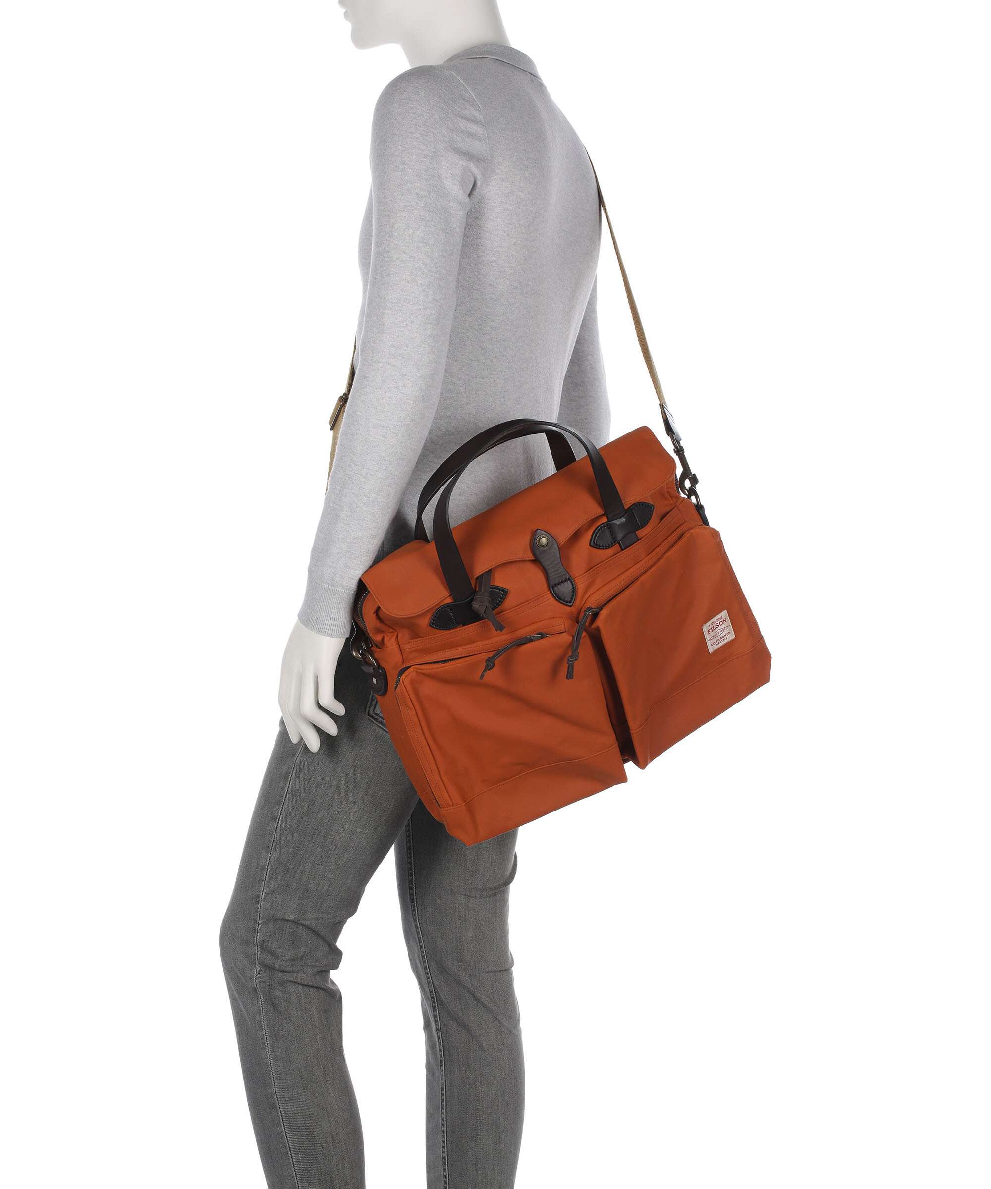 Filson Tin Cloth 24 Hour Aktetas rust - Image 3