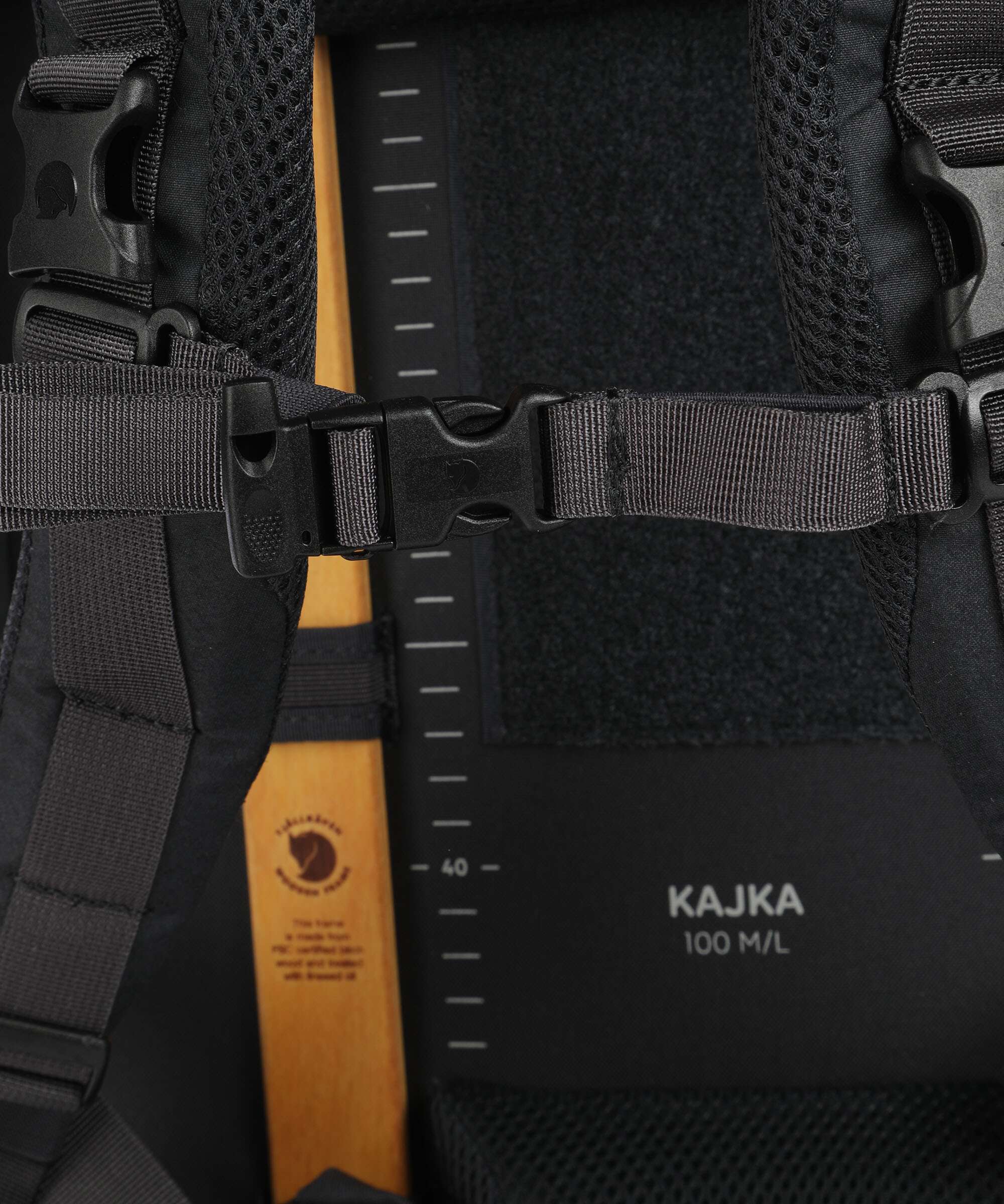Fjällräven Kajka 100 Trekking rugzak coal black - Image 3