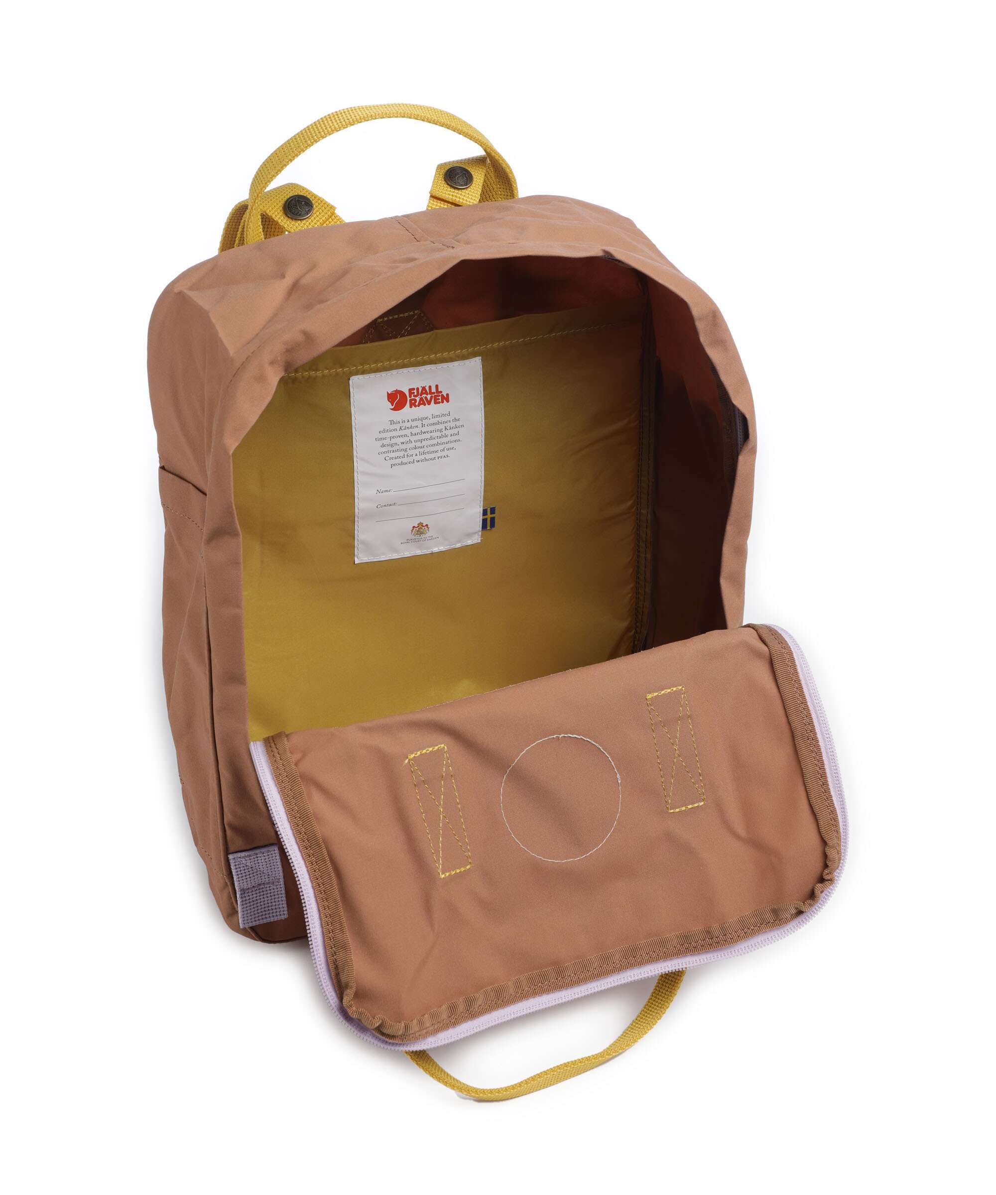 Fjällräven Kånken Koncept Rugzak khaki dust/kantarell - Image 5