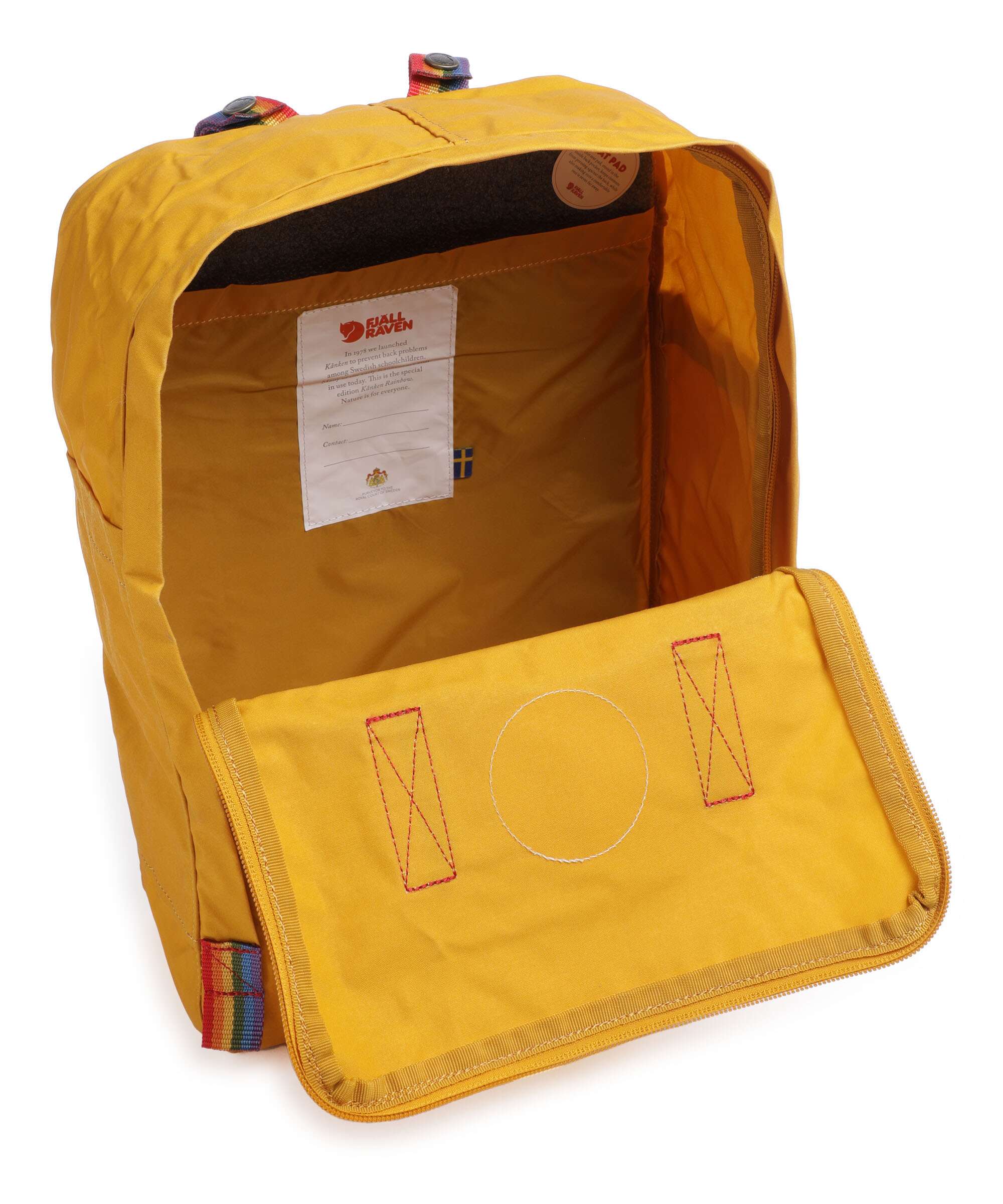 Fjällräven Kånken Rainbow Rugzak ochre/rainbow - Image 4