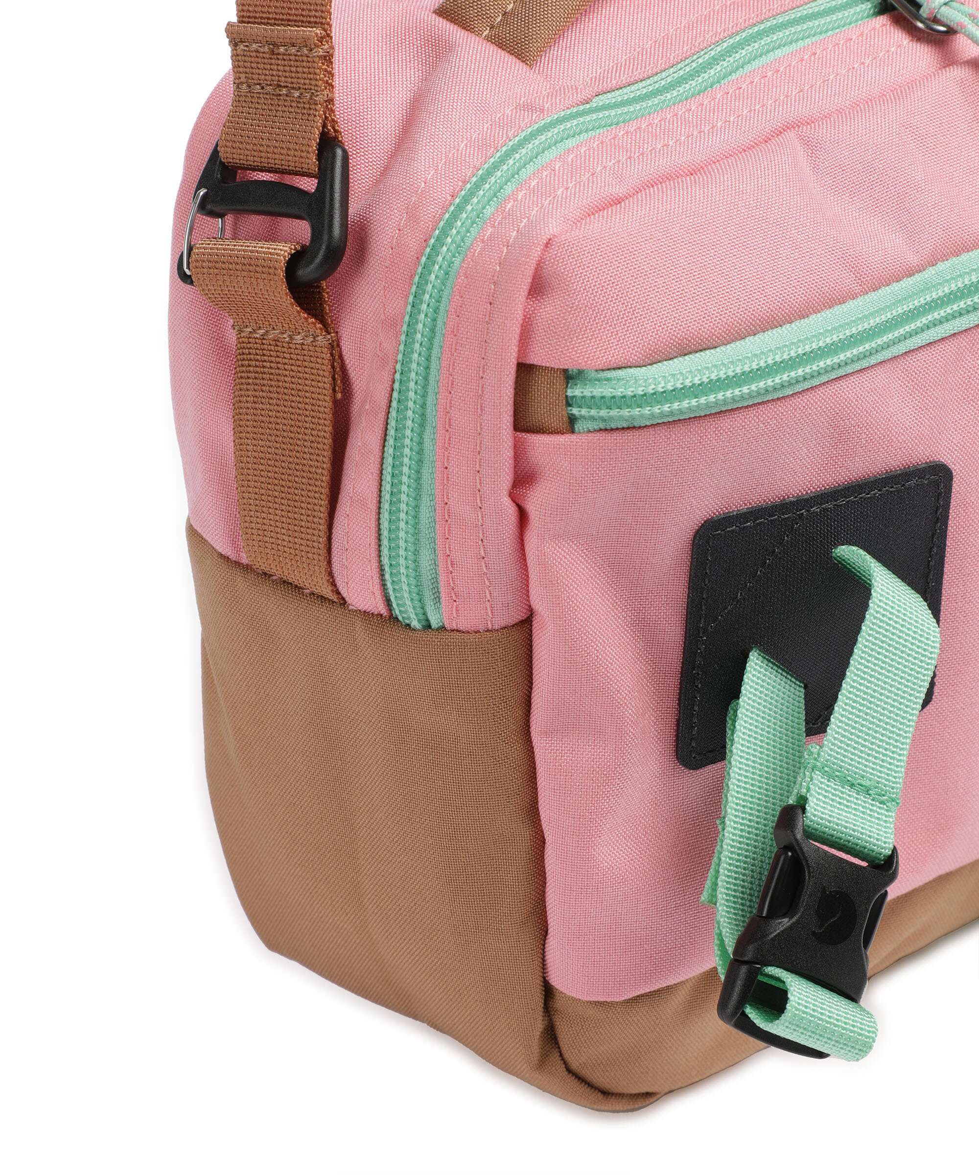 Fjällräven Vardag 6 Crossbody tas poppy pink/khaki dust - Image 4