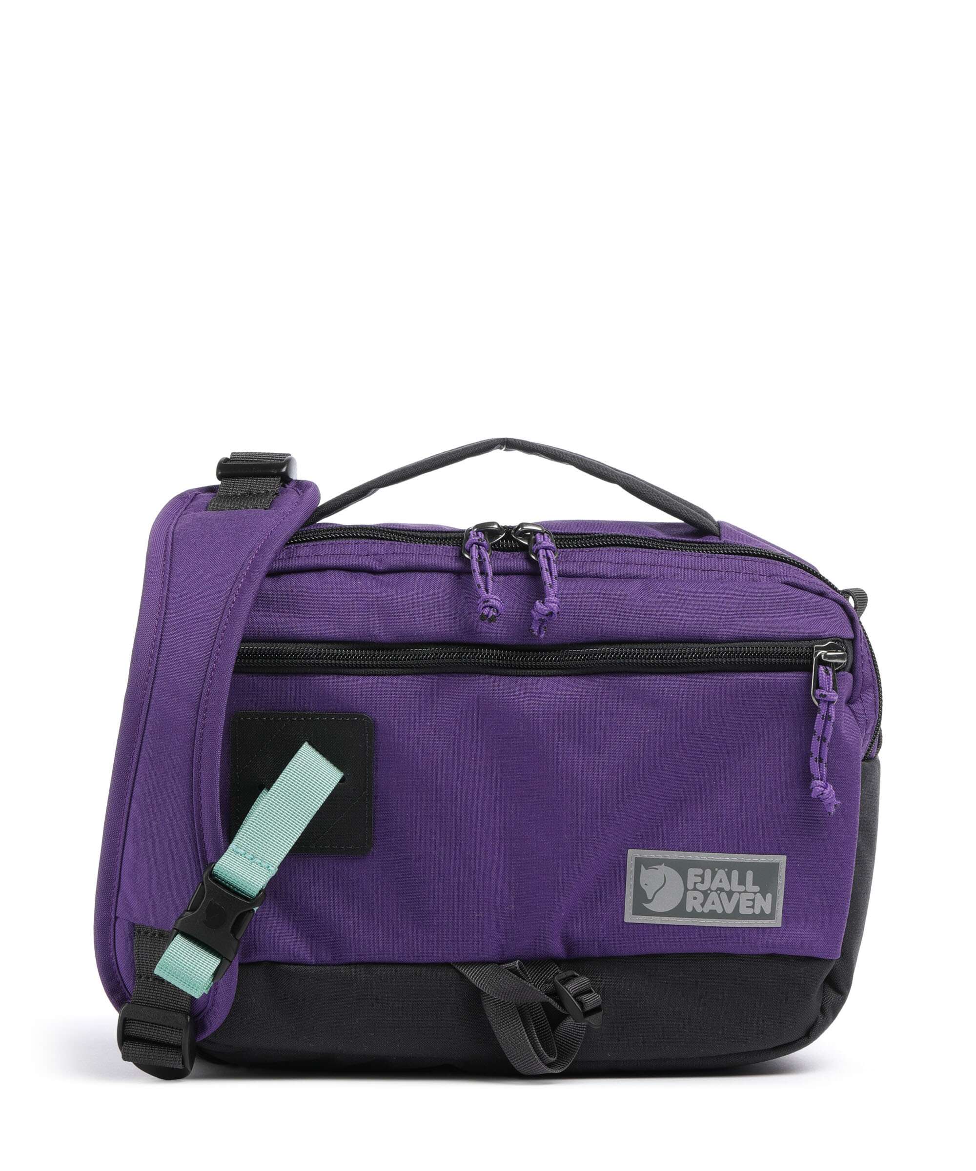 Fjällräven Vardag 6 Crossbody tas violette/coal black