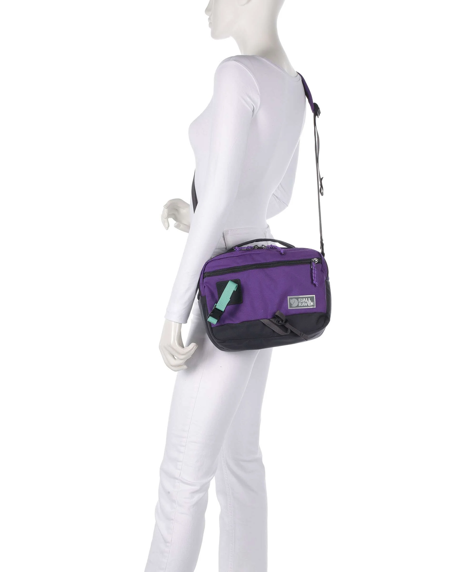 Fjällräven Vardag 6 Crossbody tas violette/coal black - Image 3