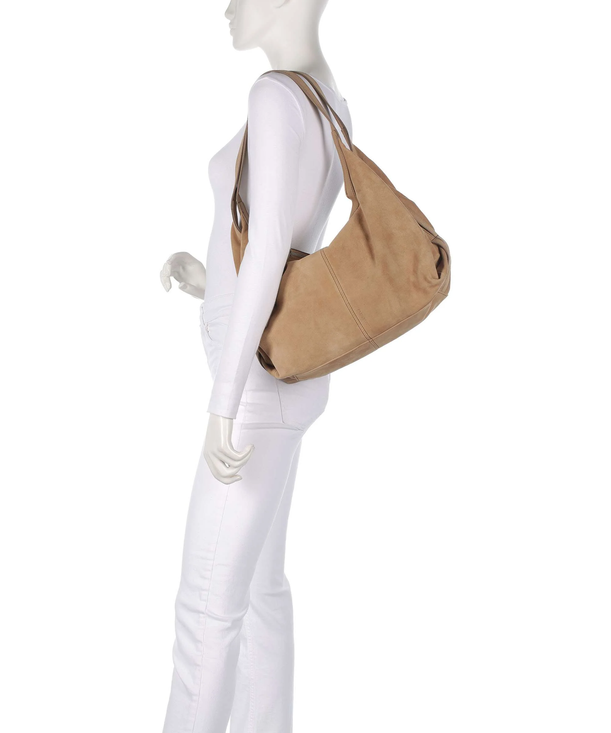 FredsBruder Best To Come Hobo tas soft caramel - Image 3