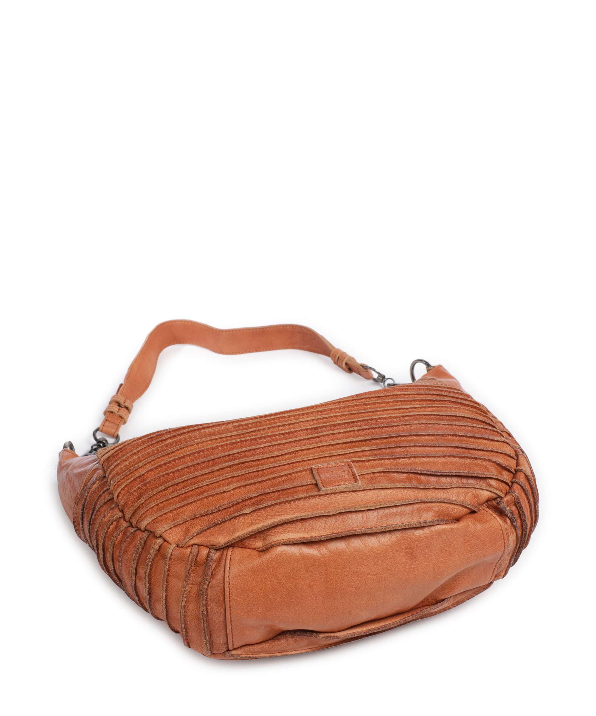 FredsBruder Bestseller Riffel Flowow Hobo tas dark caramel - Image 5
