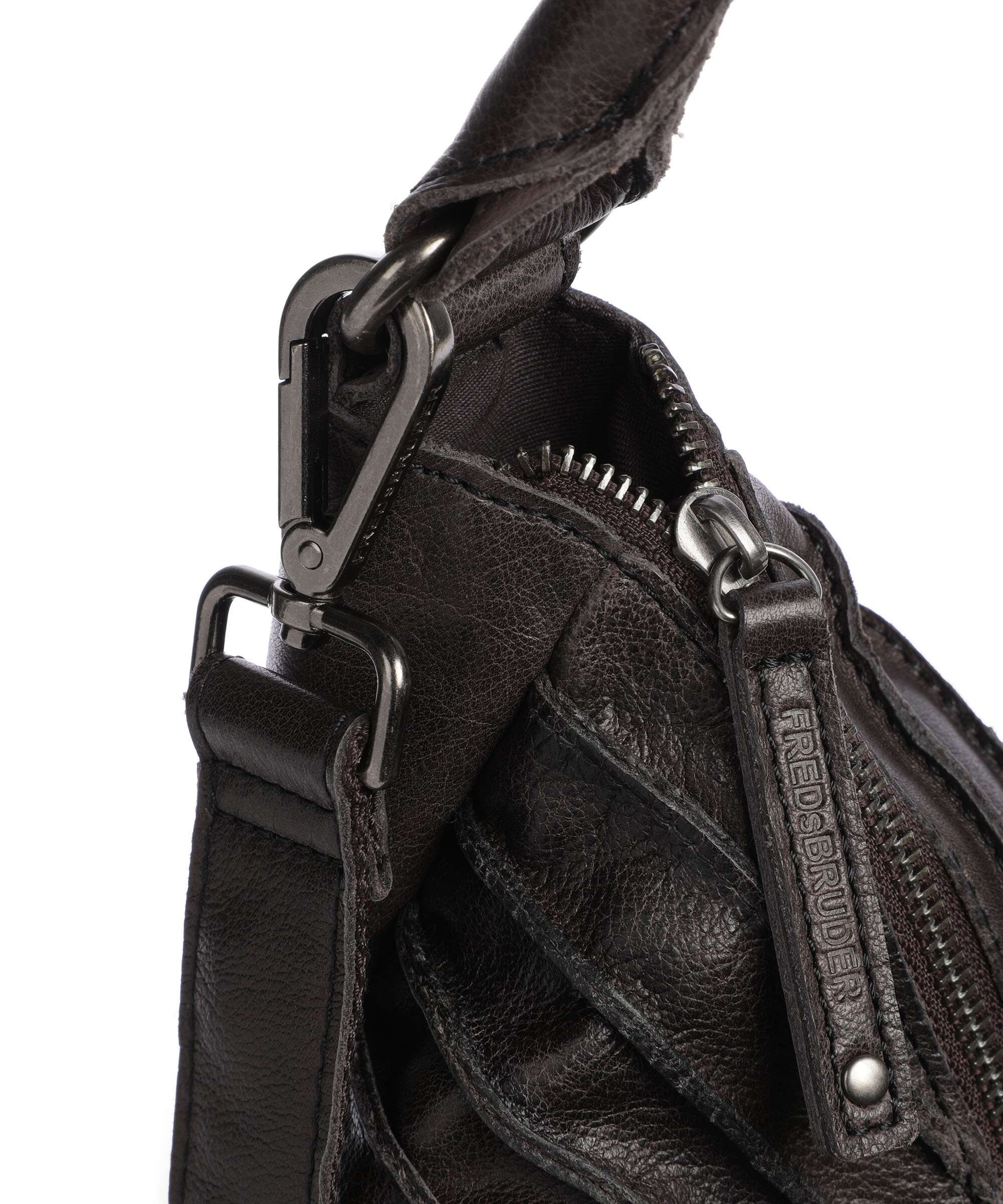 FredsBruder Bestseller Riffeltier S Hobo tas brown - Image 4