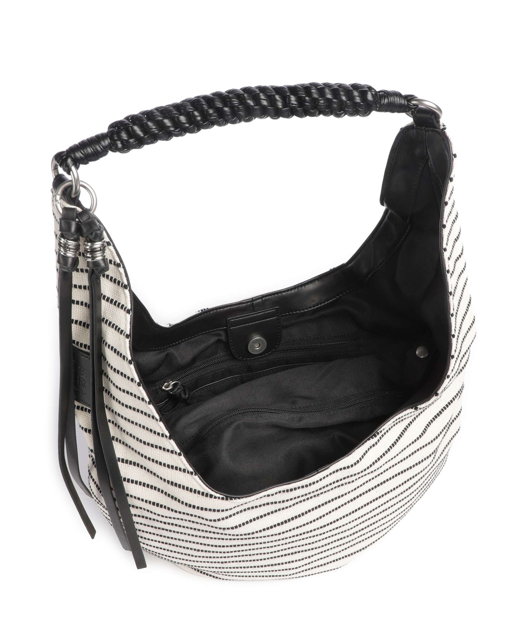 FredsBruder For Lovers Midi Hobo tas black - Image 7