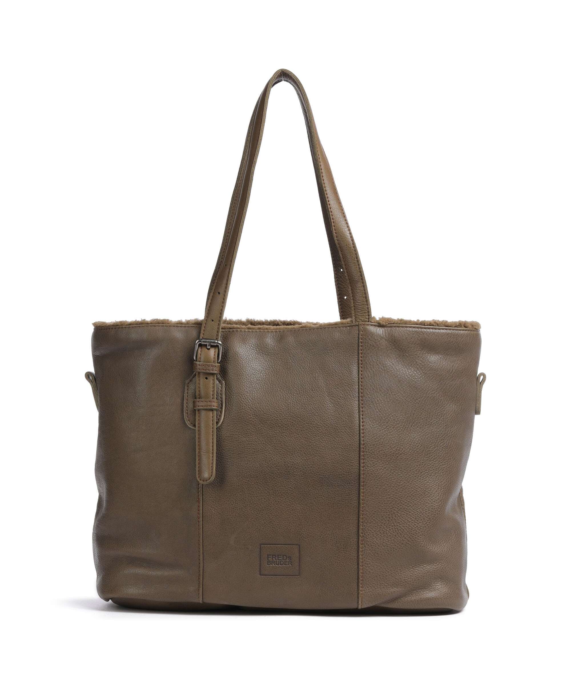 FredsBruder Inside Out Boodschappentas olive