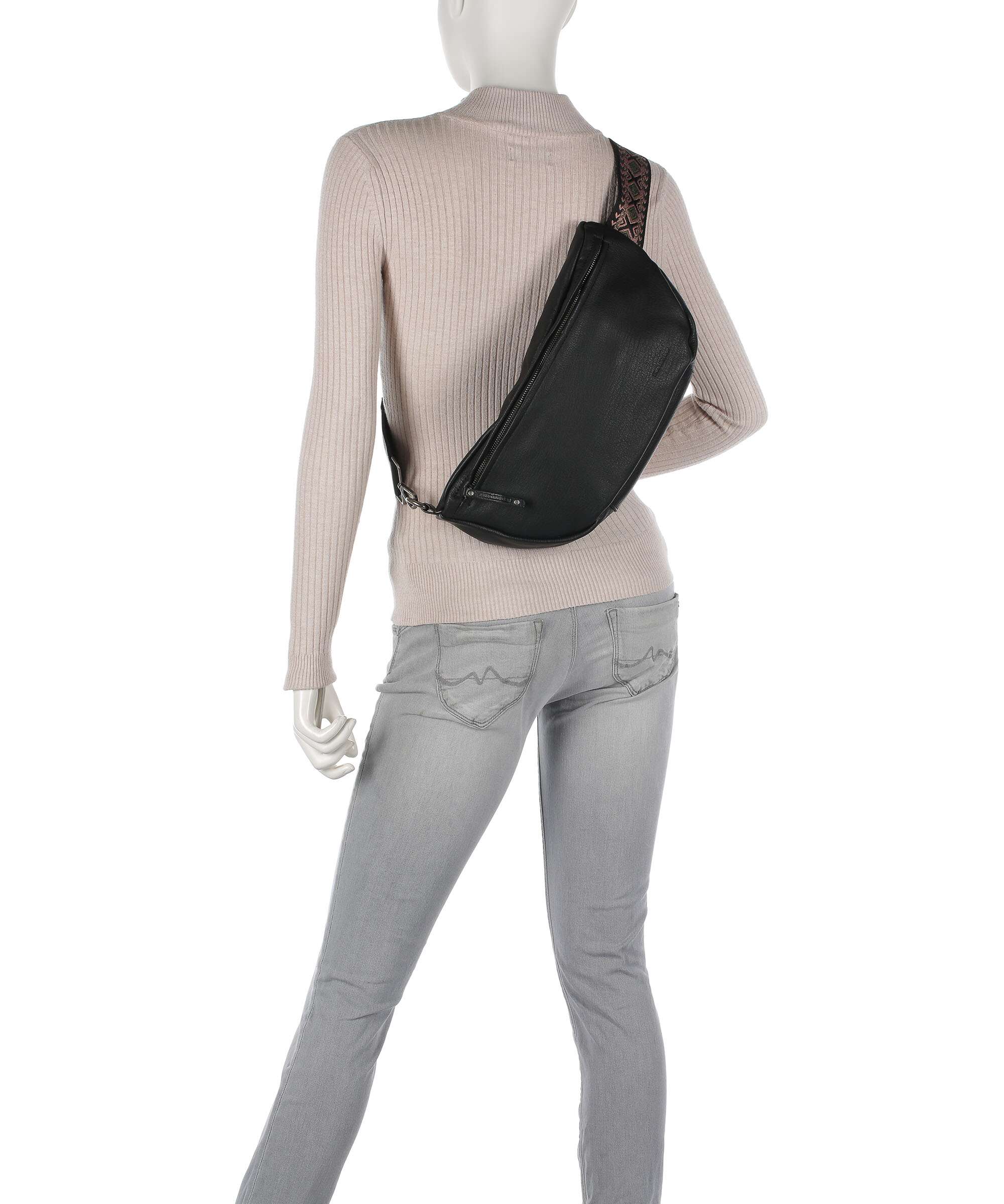 FredsBruder Sha Na Na Crossbody tas black - Image 3