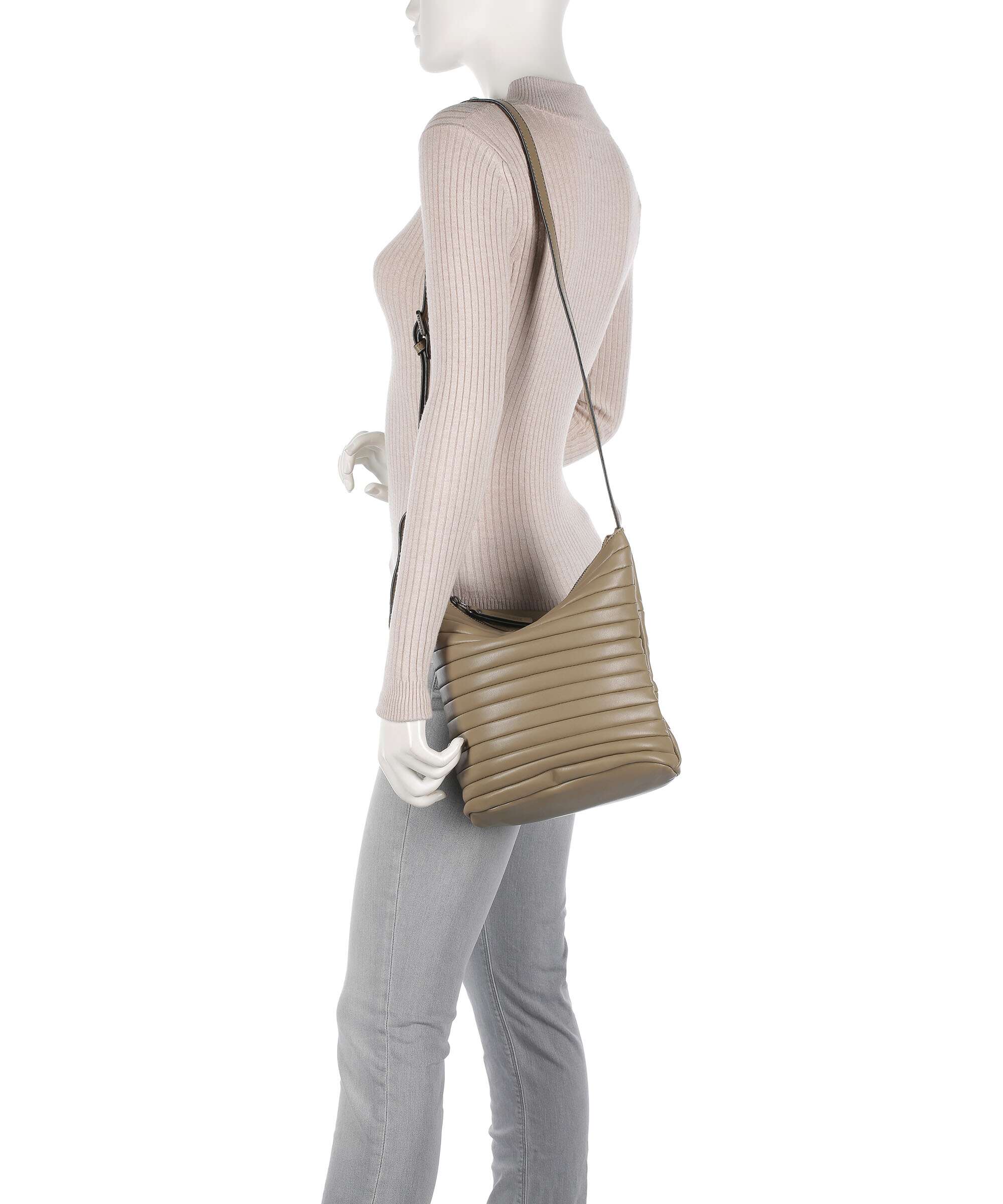 FredsBruder Tabily Crossbody tas dark taupe - Image 3