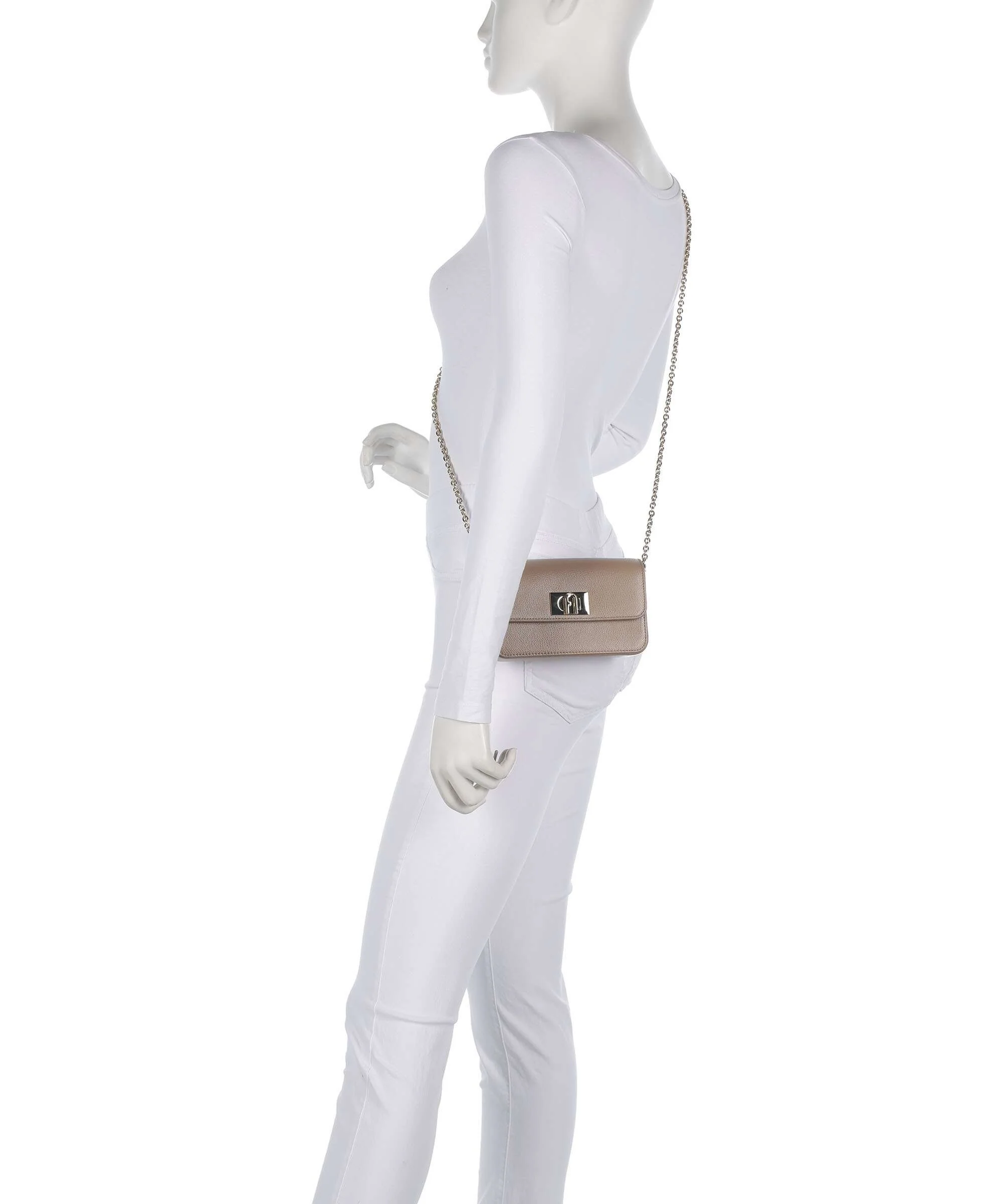 Furla 1927 Mini Crossbody tas greige - Image 3