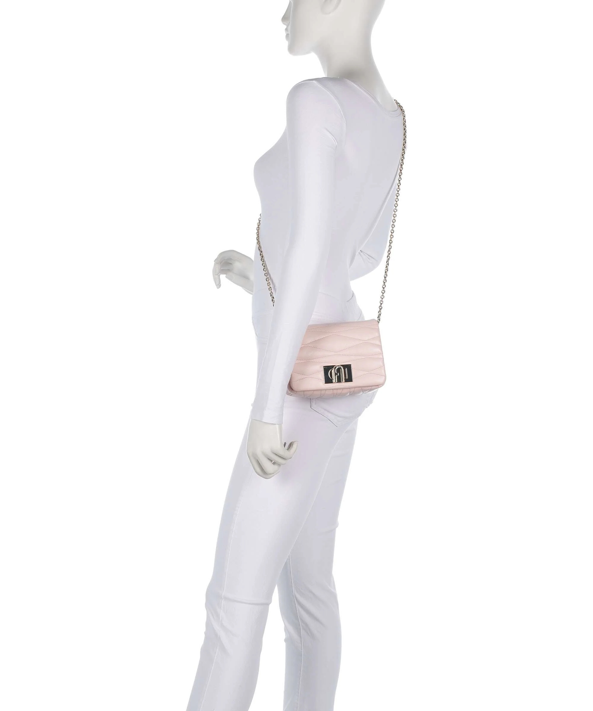 Furla 1927 Mini Soft Crossbody tas dusty pink - Image 3