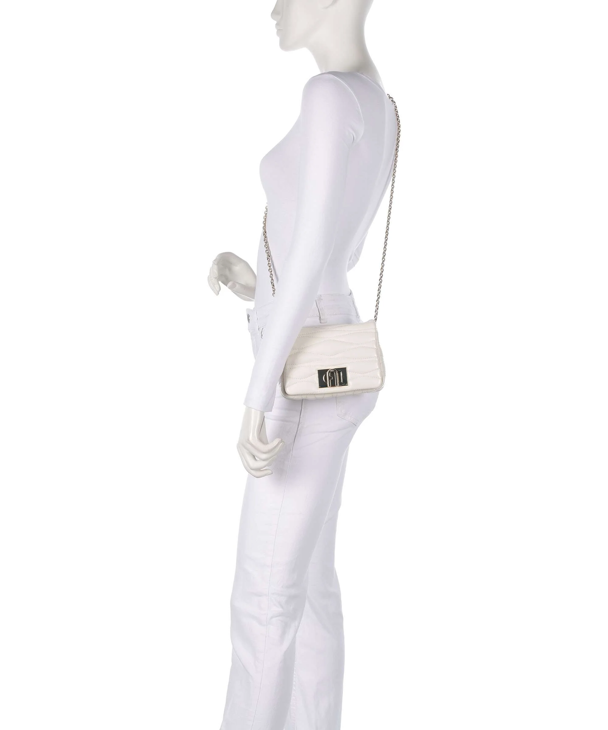 Furla 1927 Mini Soft Crossbody tas panna - Image 3