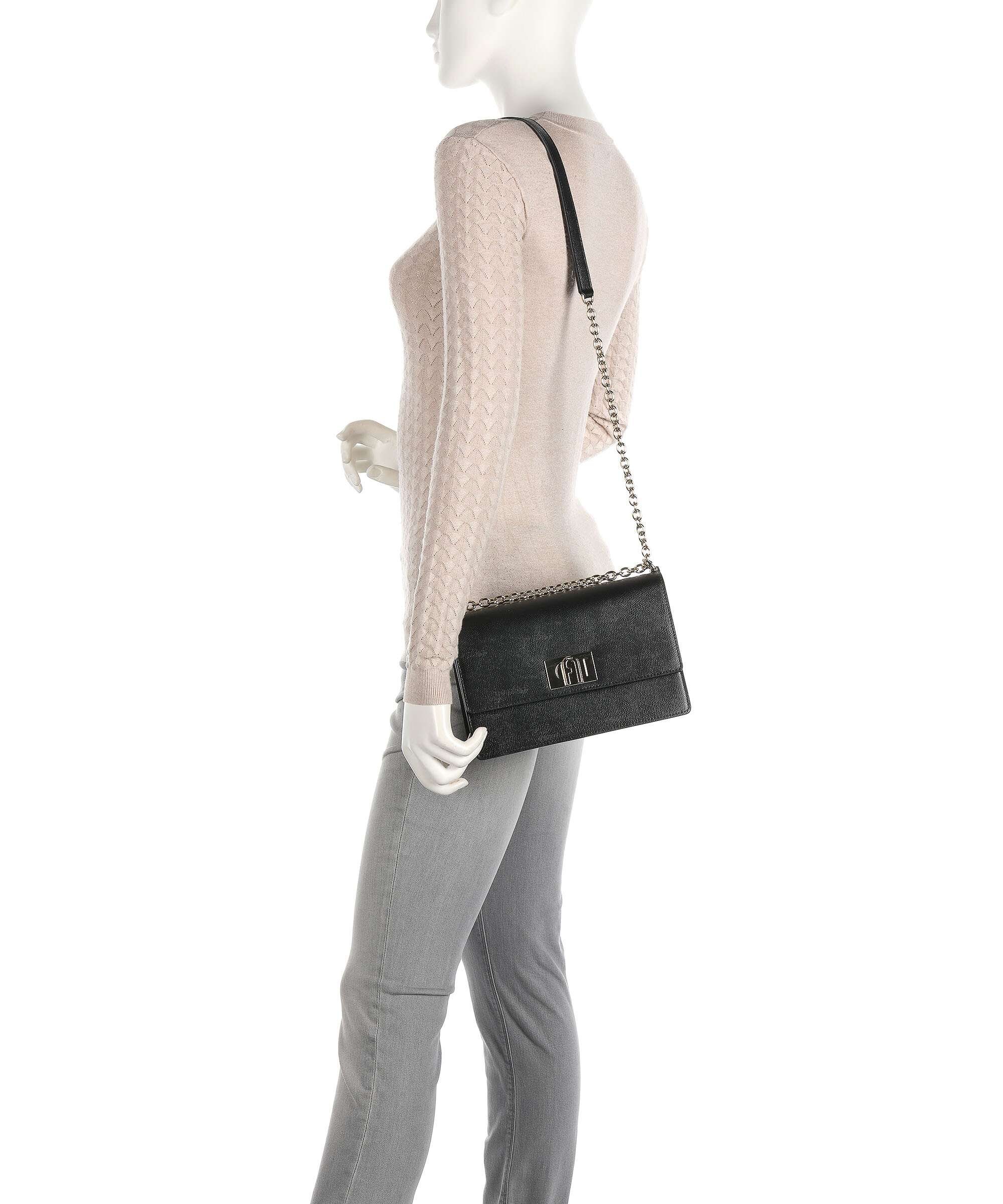 Furla 1927 S Schoudertas nero - Image 3