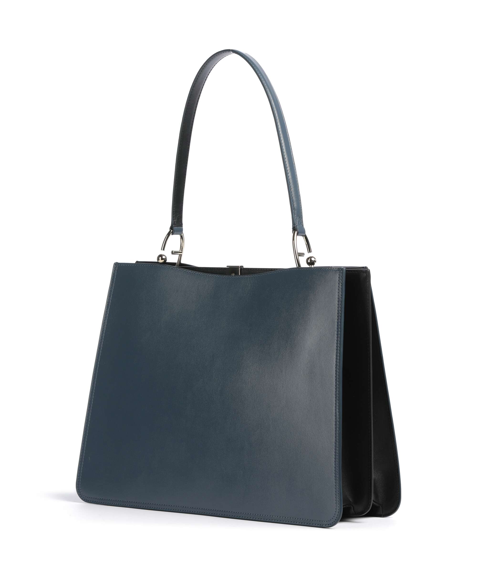 Furla Agata L Boodschappentas grigio blu/nero - Image 2