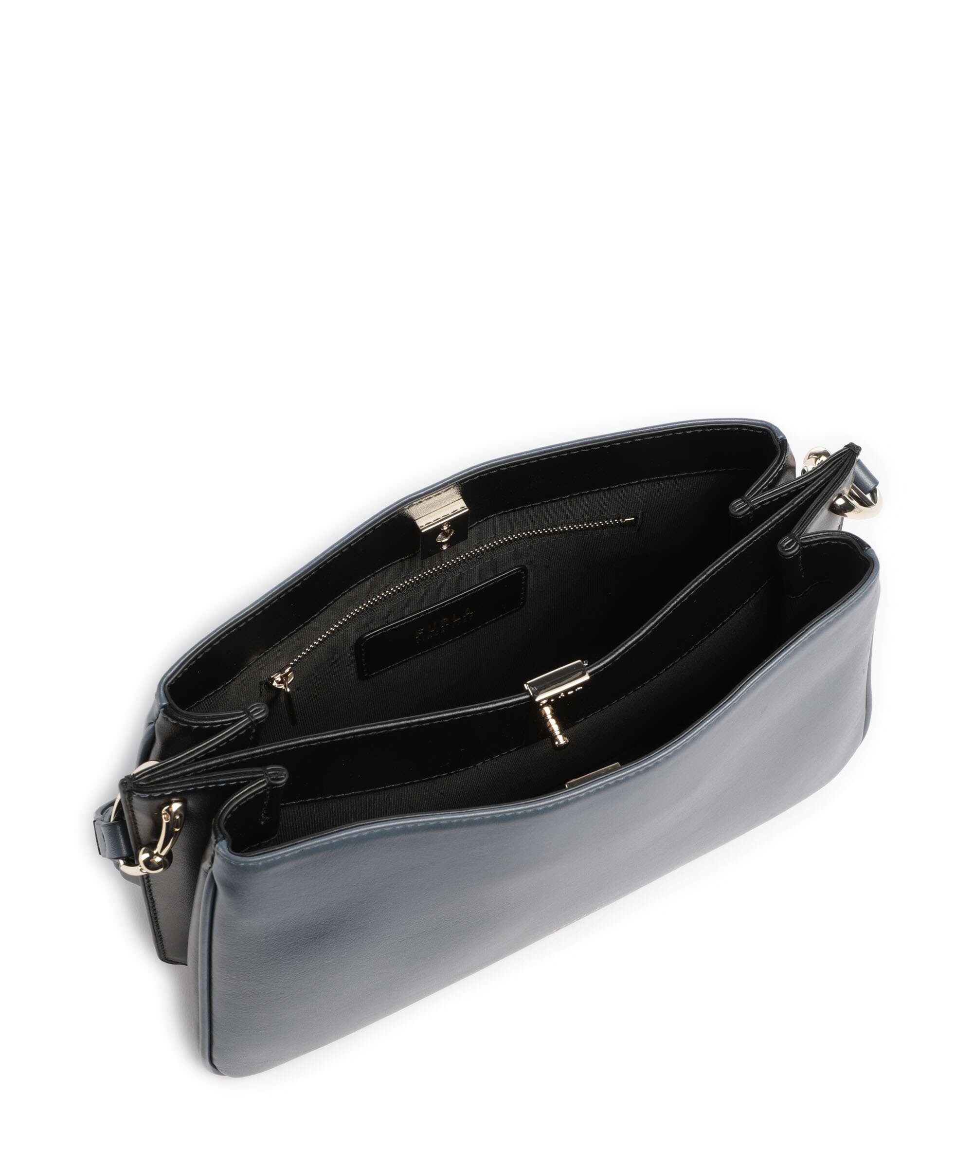 Furla Agata M Crossbody tas grigio blu/nero - Image 6