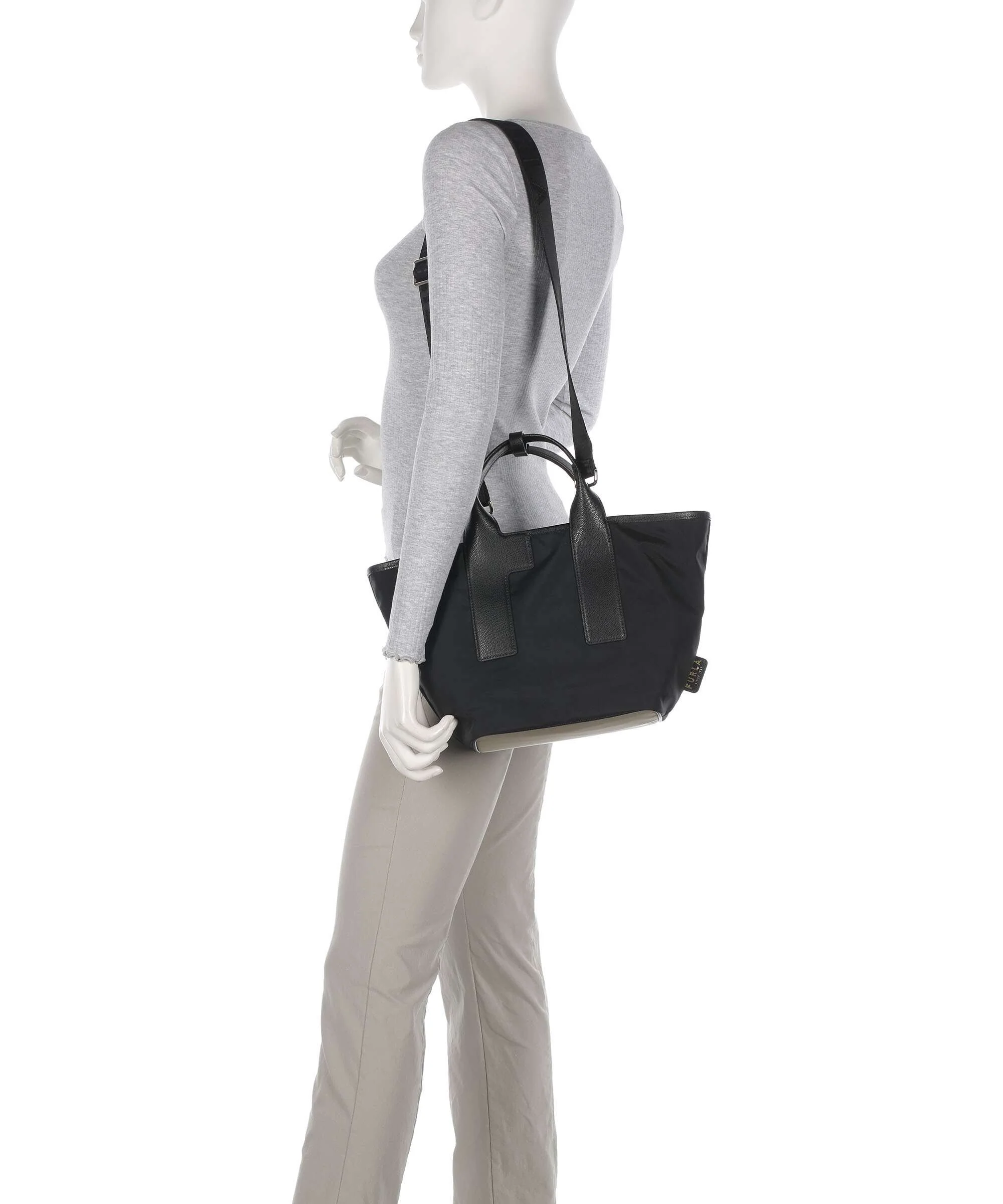 Furla Arco Fly M Handtas nero/vetiver - Image 4