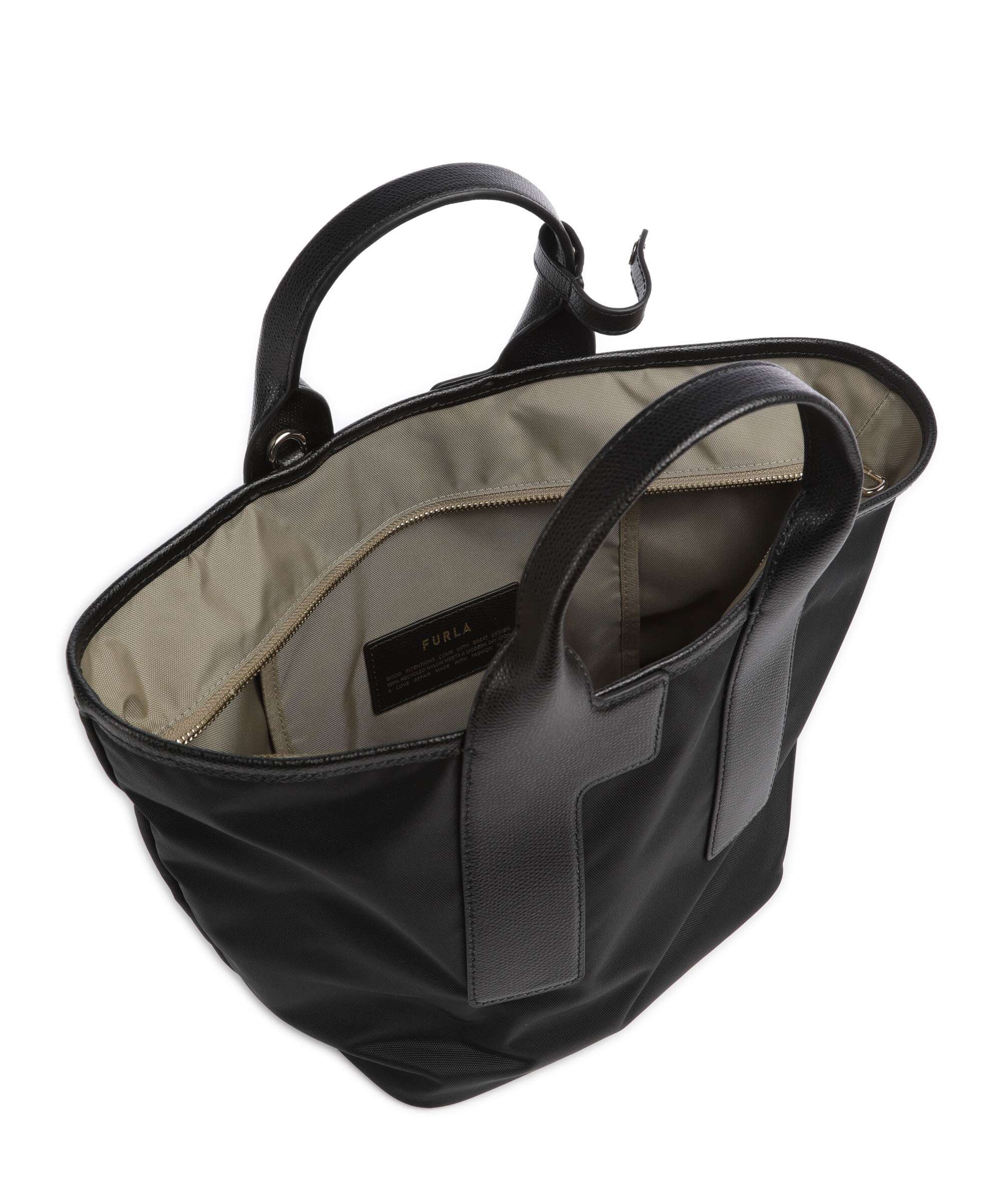Furla Arco Fly M Handtas nero/vetiver - Image 7