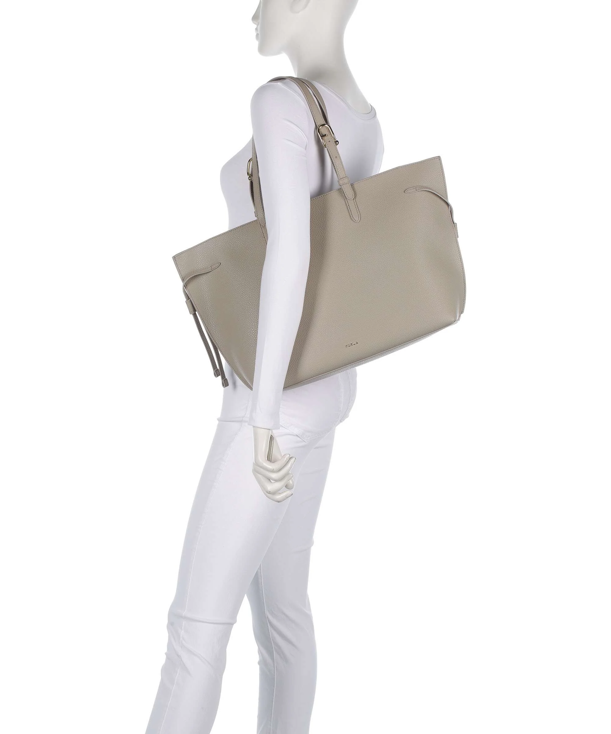 Furla Ava L Boodschappentas linen/urban gray - Image 3