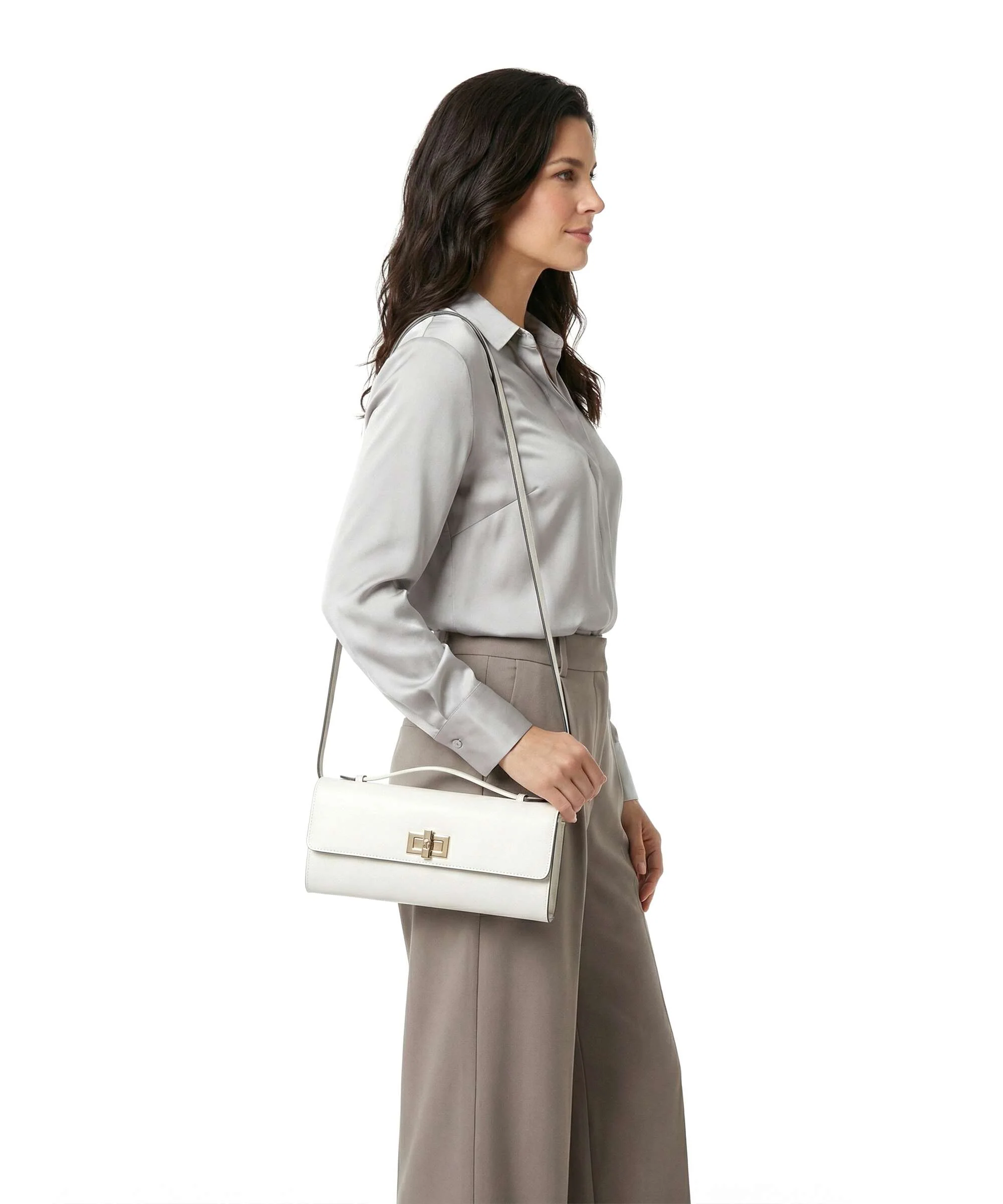Furla Clara Crossbody tas talco - Image 3