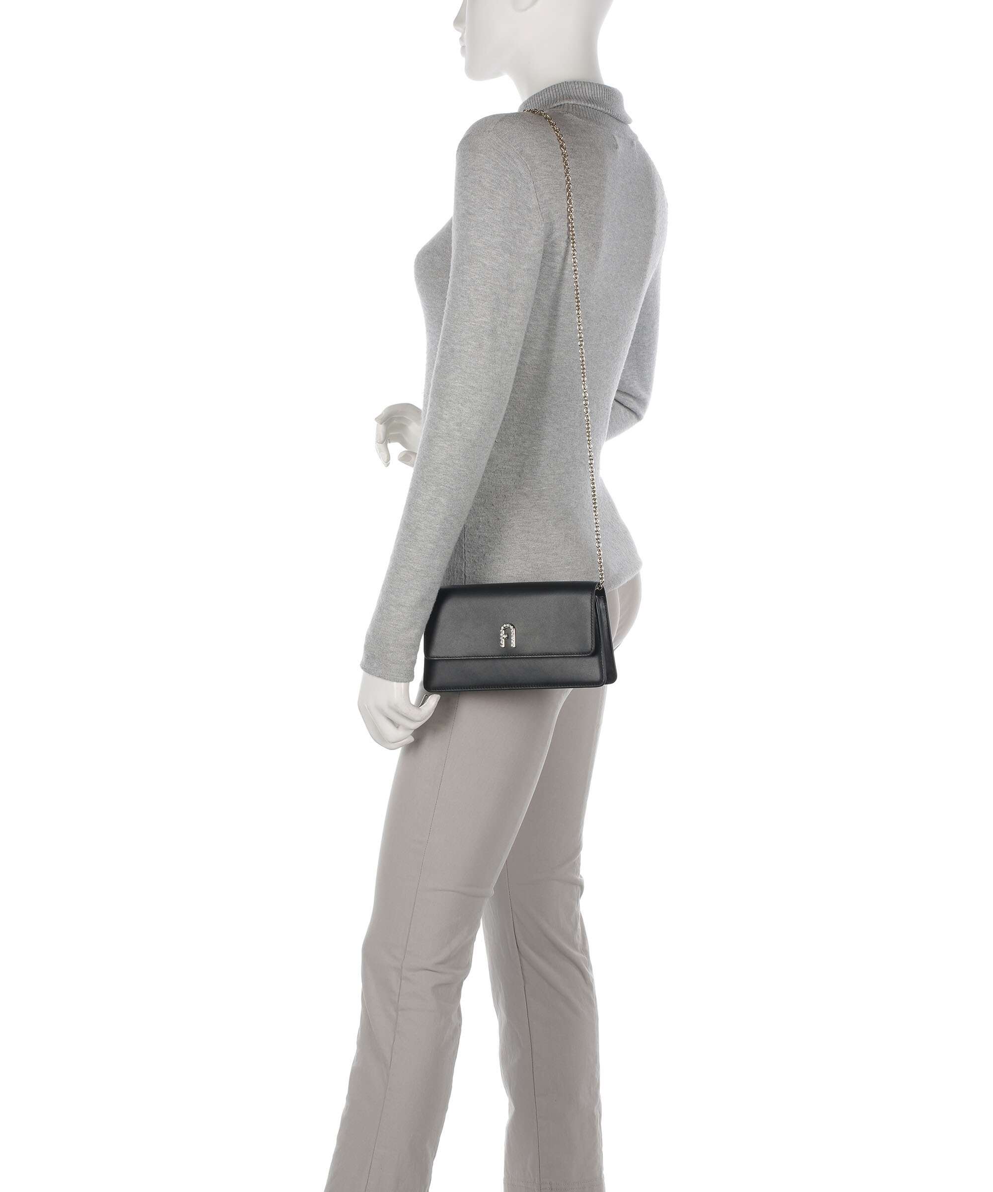 Furla Diamante Mini Crossbody tas nero - Image 3