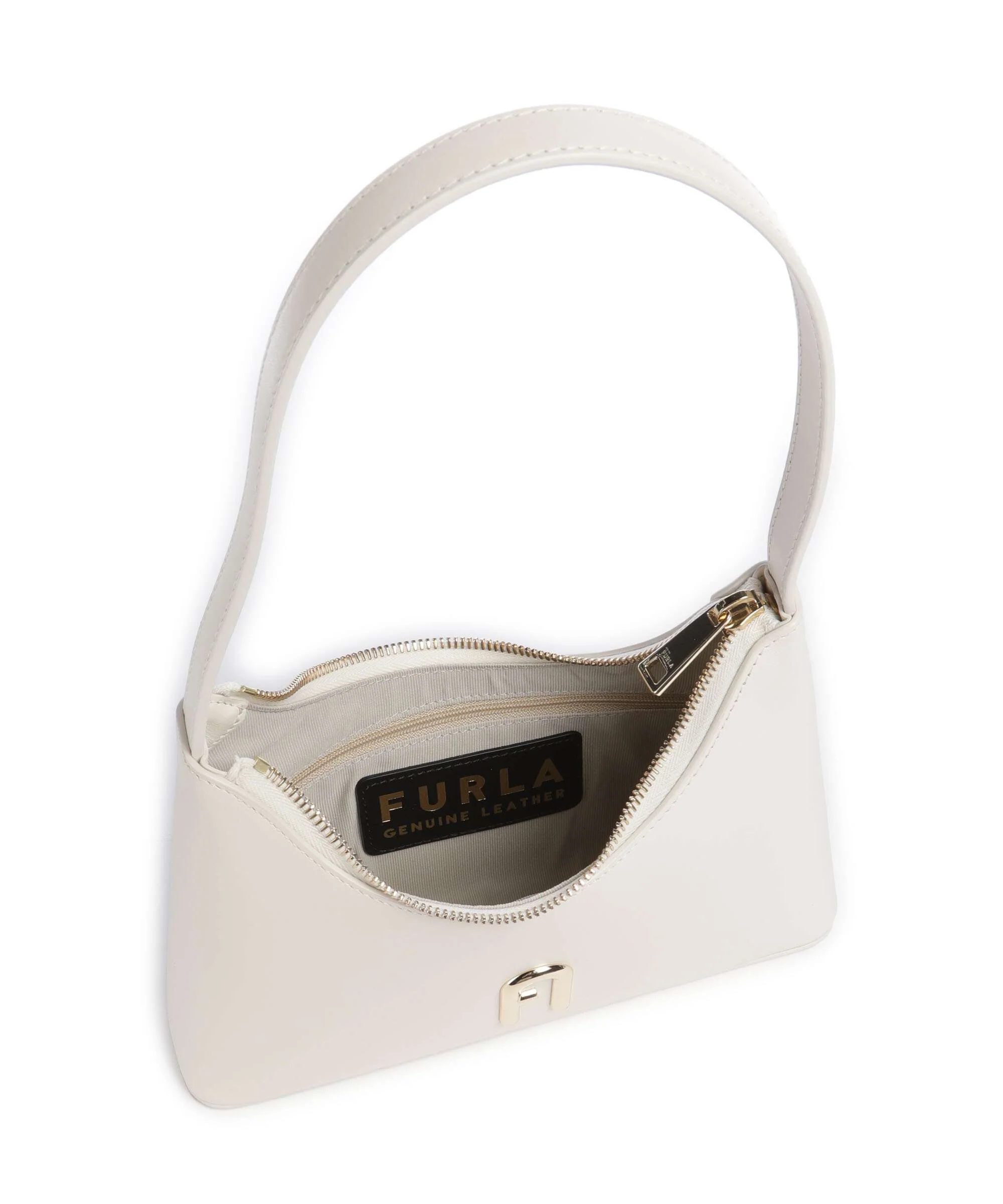 Furla Diamante Mini Schoudertas panna - Image 6