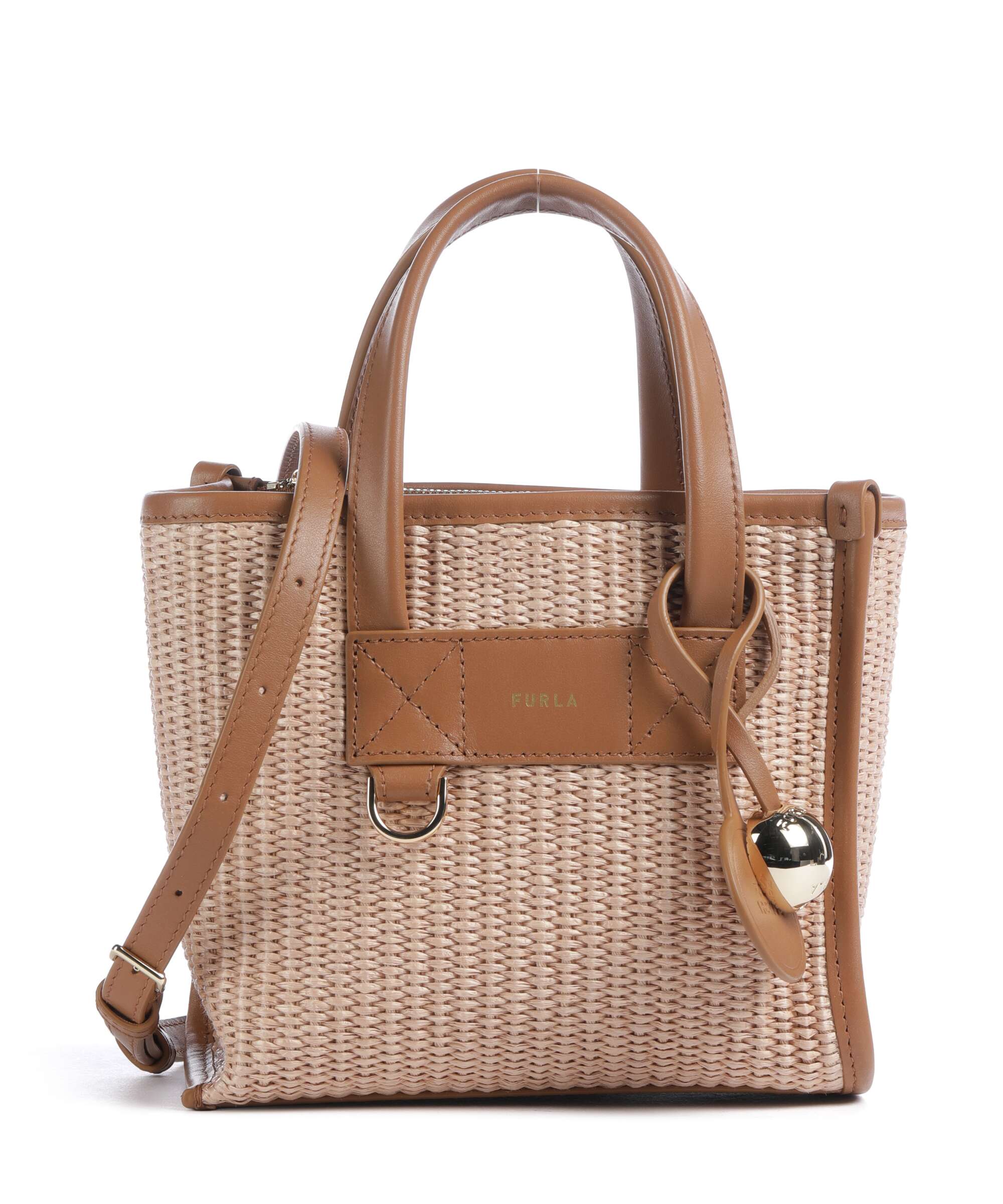 Furla Divide It Mini Handtas toni naturale/tabacco