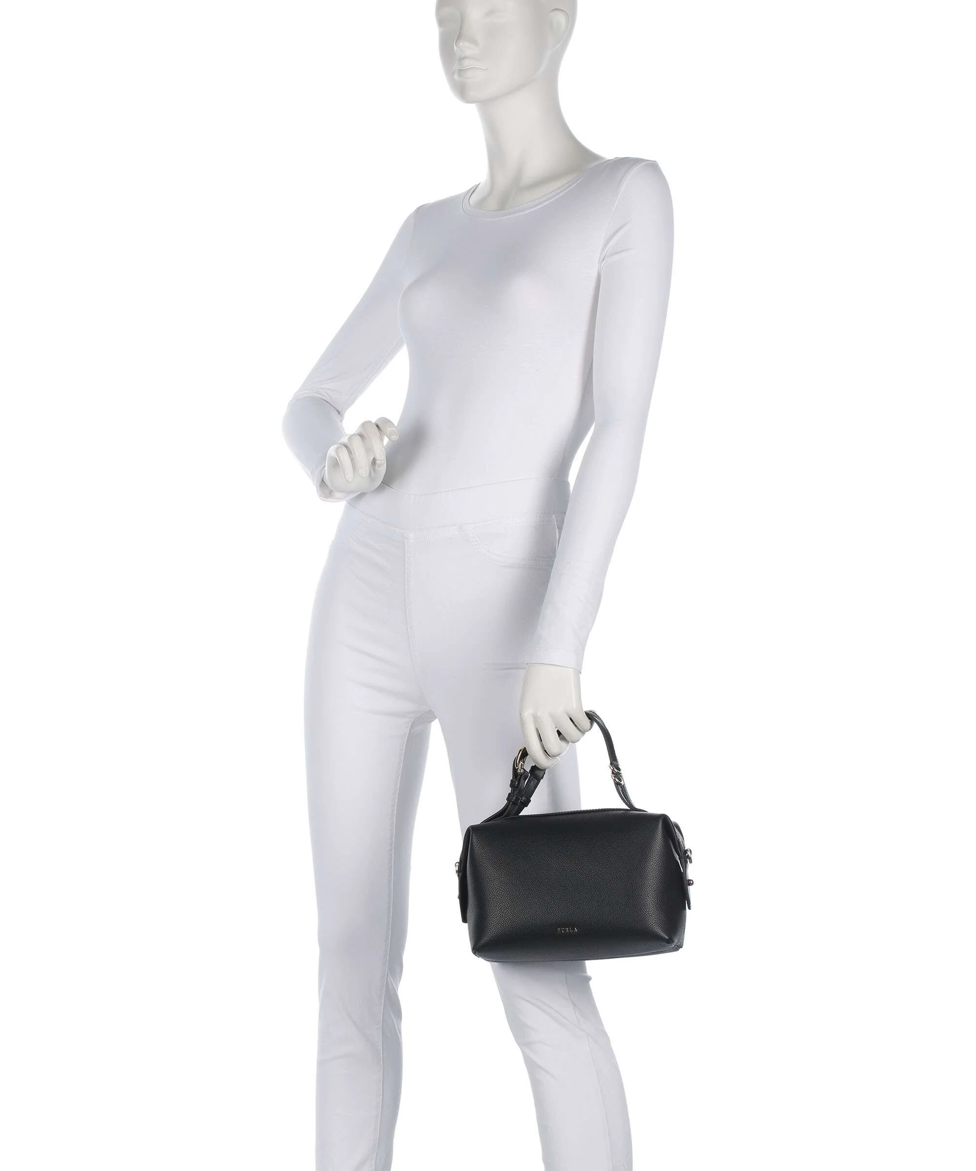 Furla Double Mini Handtas nero - Image 3