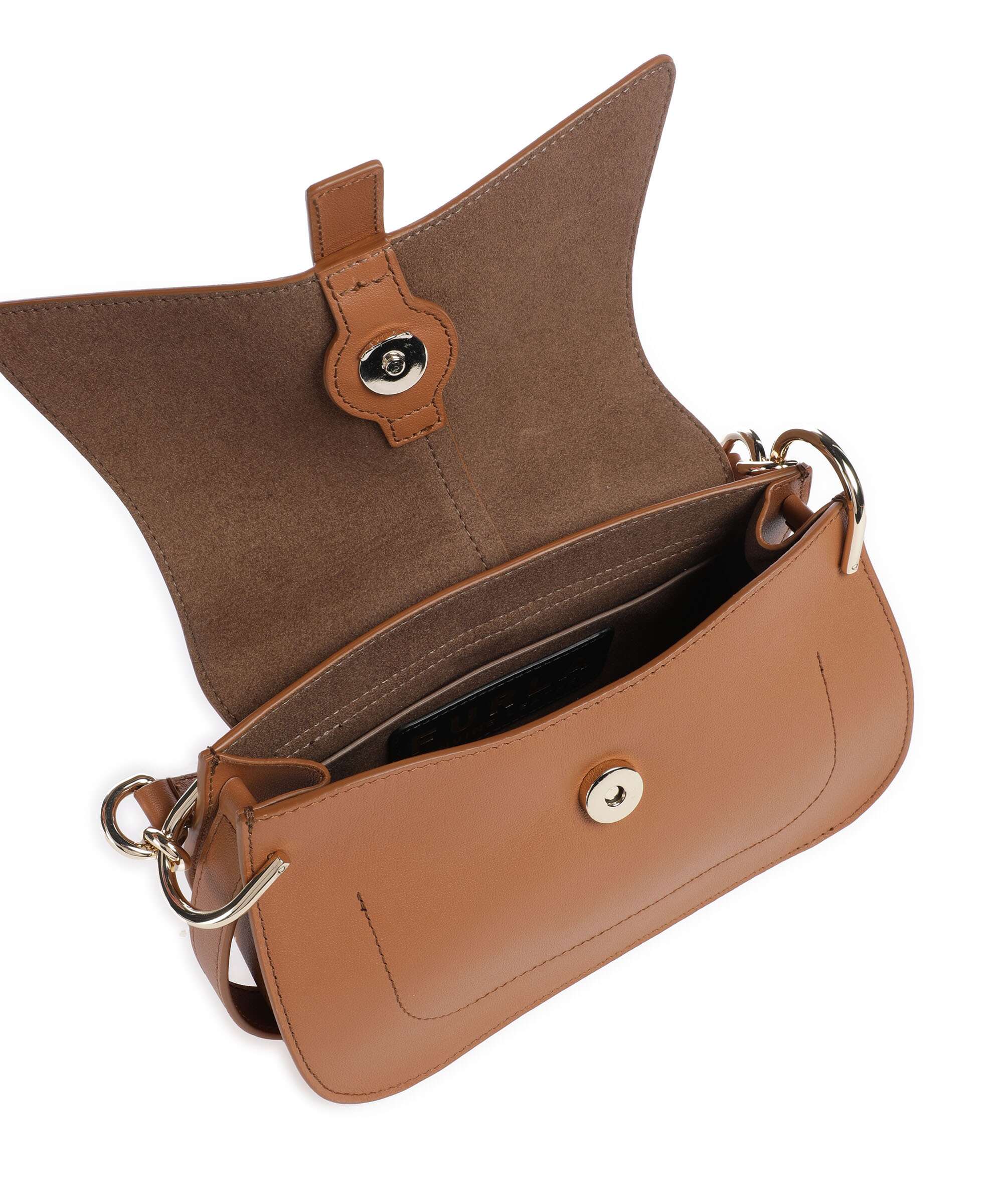 Furla Flow Mini Handtas brandy - Image 6