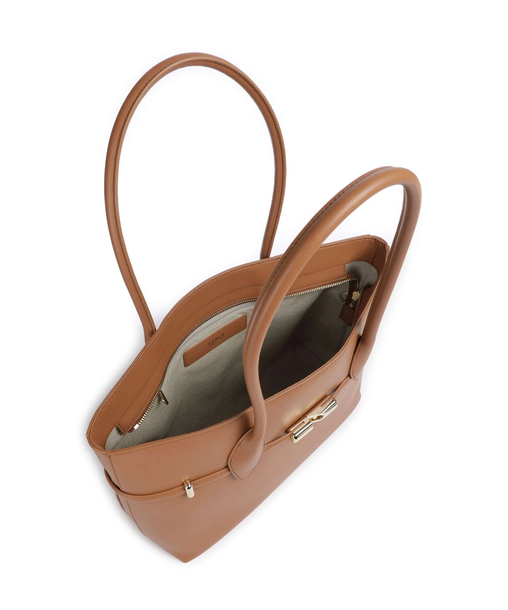 Furla Goccia L Boodschappentas brandy - Image 6
