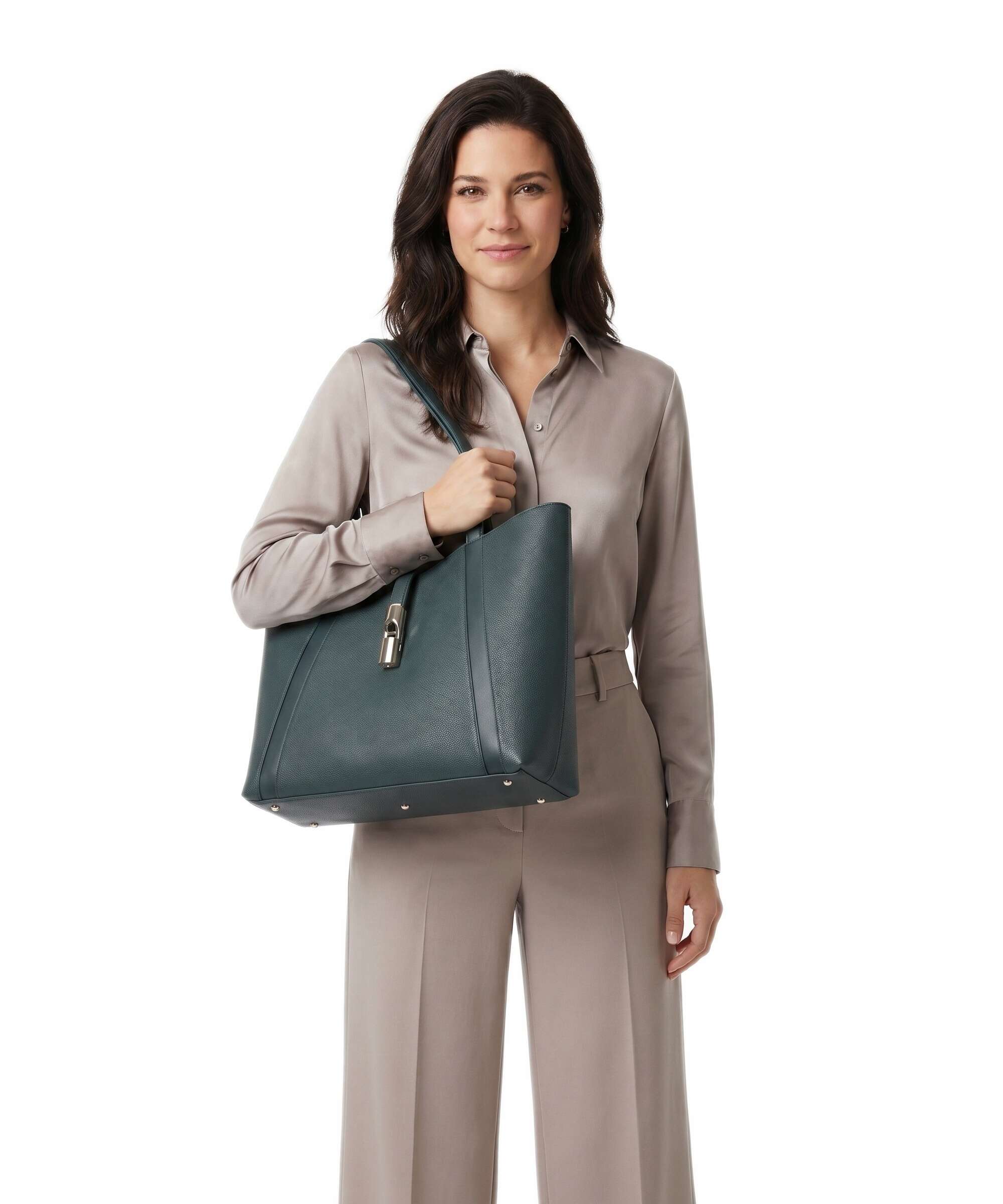 Furla Goccia L Boodschappentas dark forest - Image 3