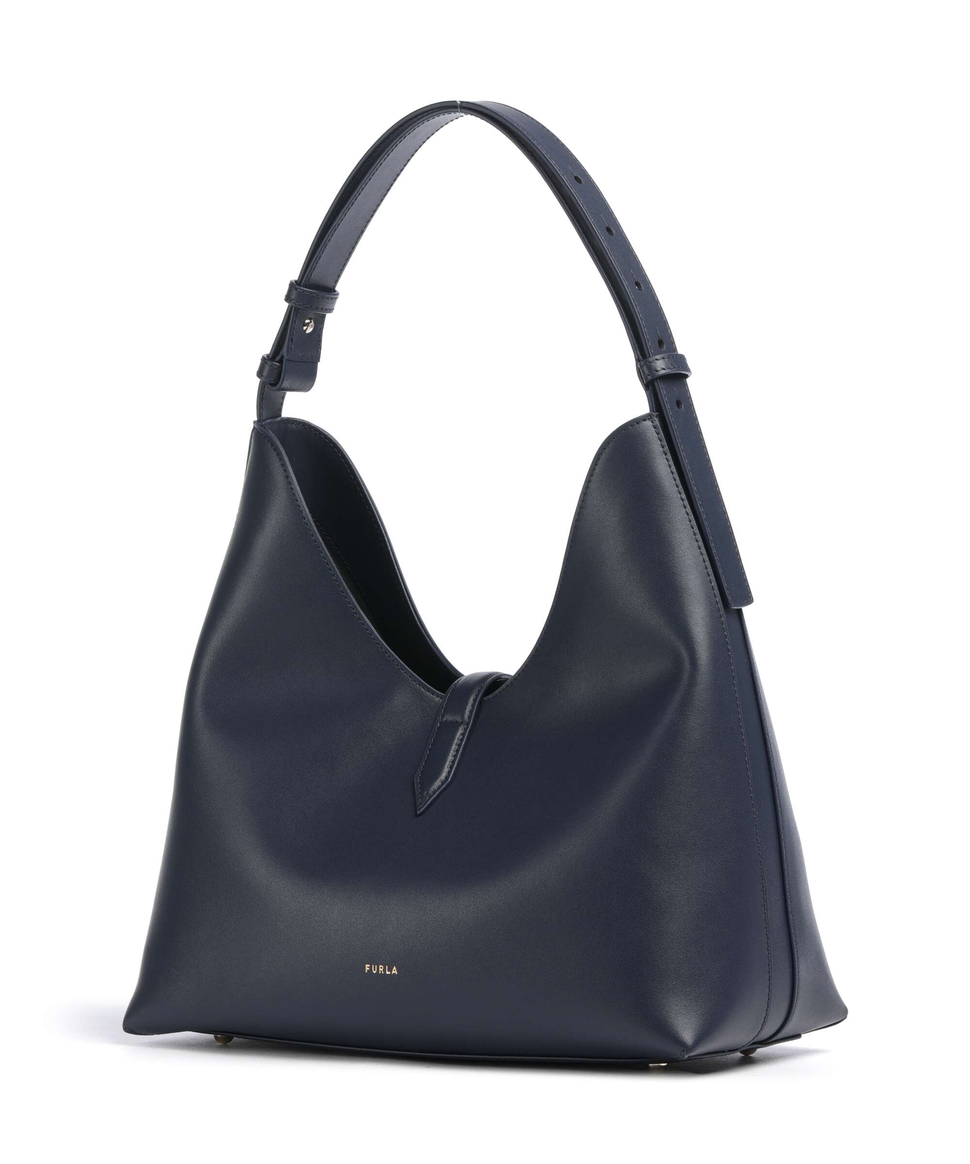 Furla Goccia M Hobo tas ink blue - Image 2