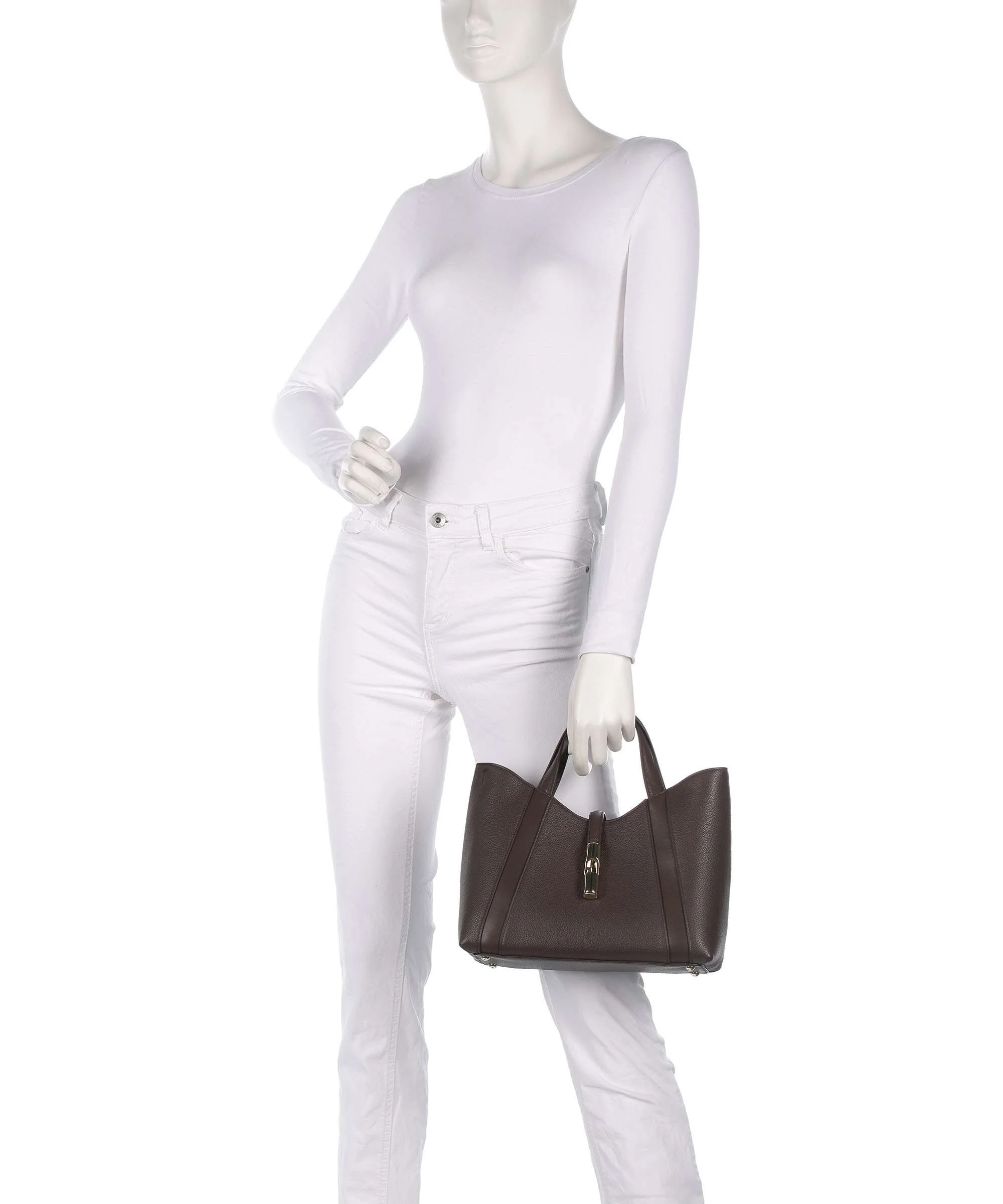 Furla Goccia S Handtas cioccolato - Image 3