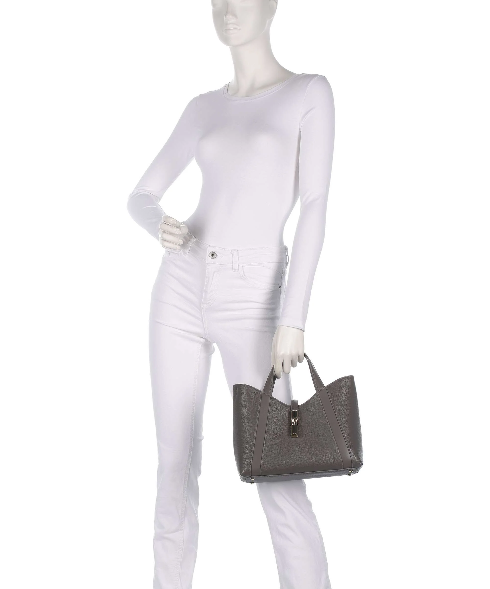 Furla Goccia S Handtas urban gray - Image 3