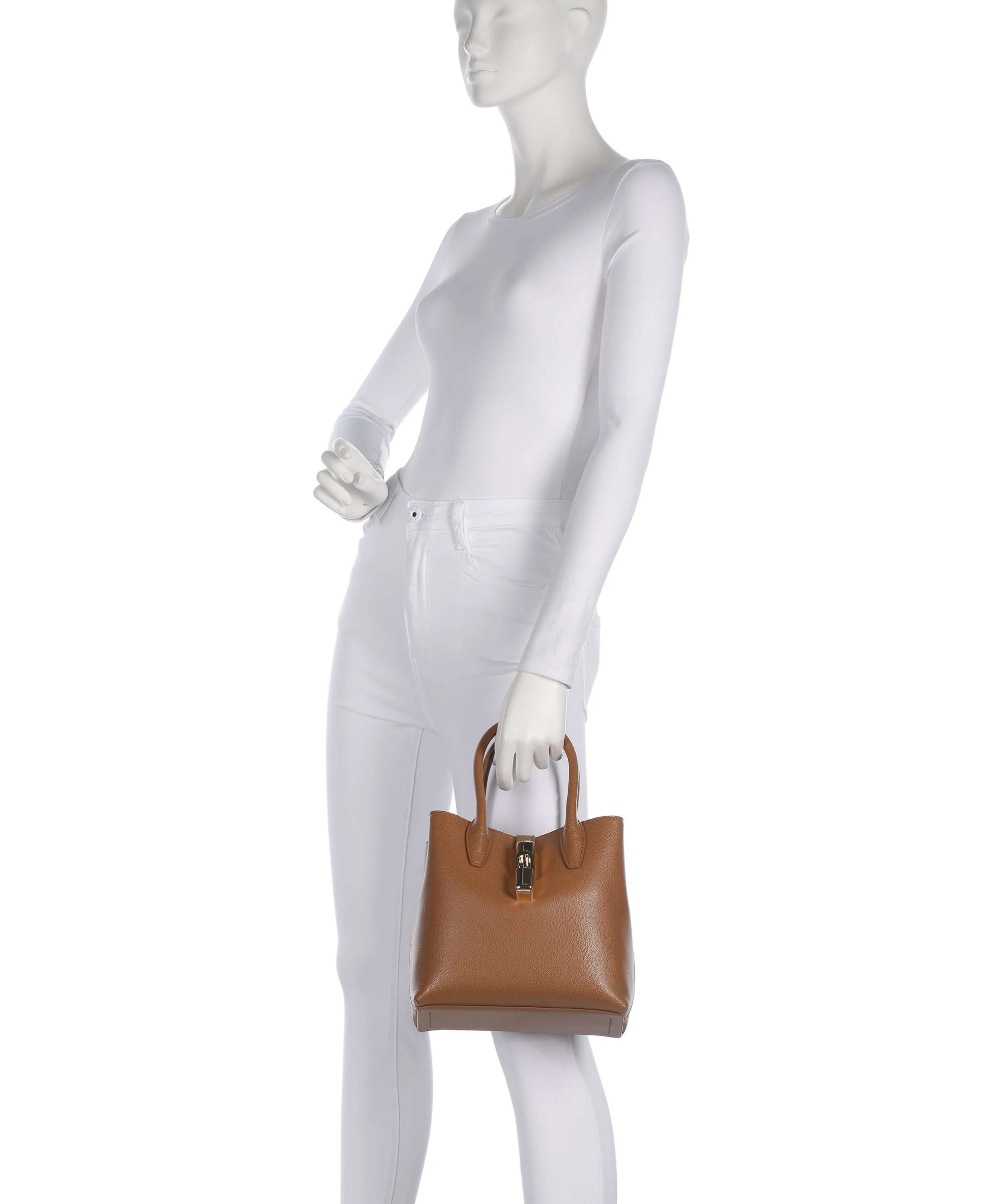 Furla Goccia S Handtas tabacco - Image 3