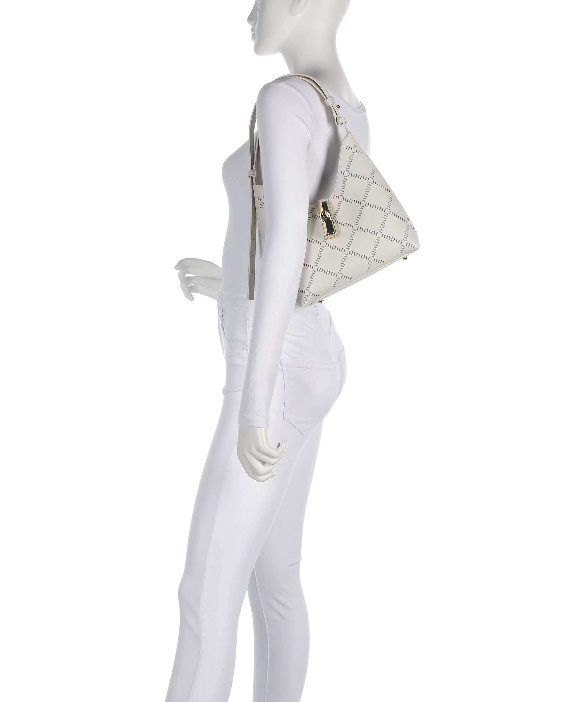 Furla Goccia S Hobo tas marshmallow - Image 3