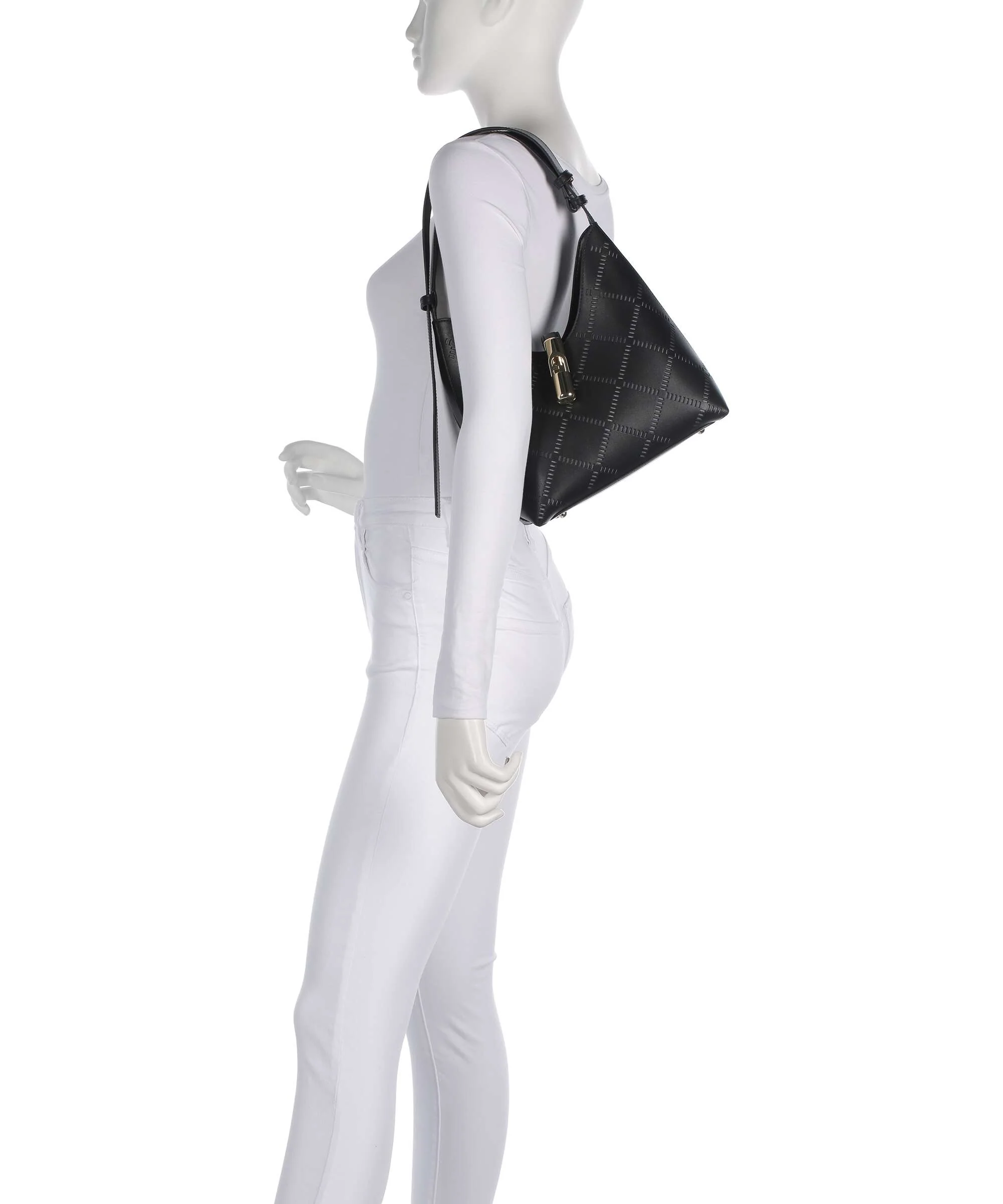 Furla Goccia S Hobo tas nero - Image 3