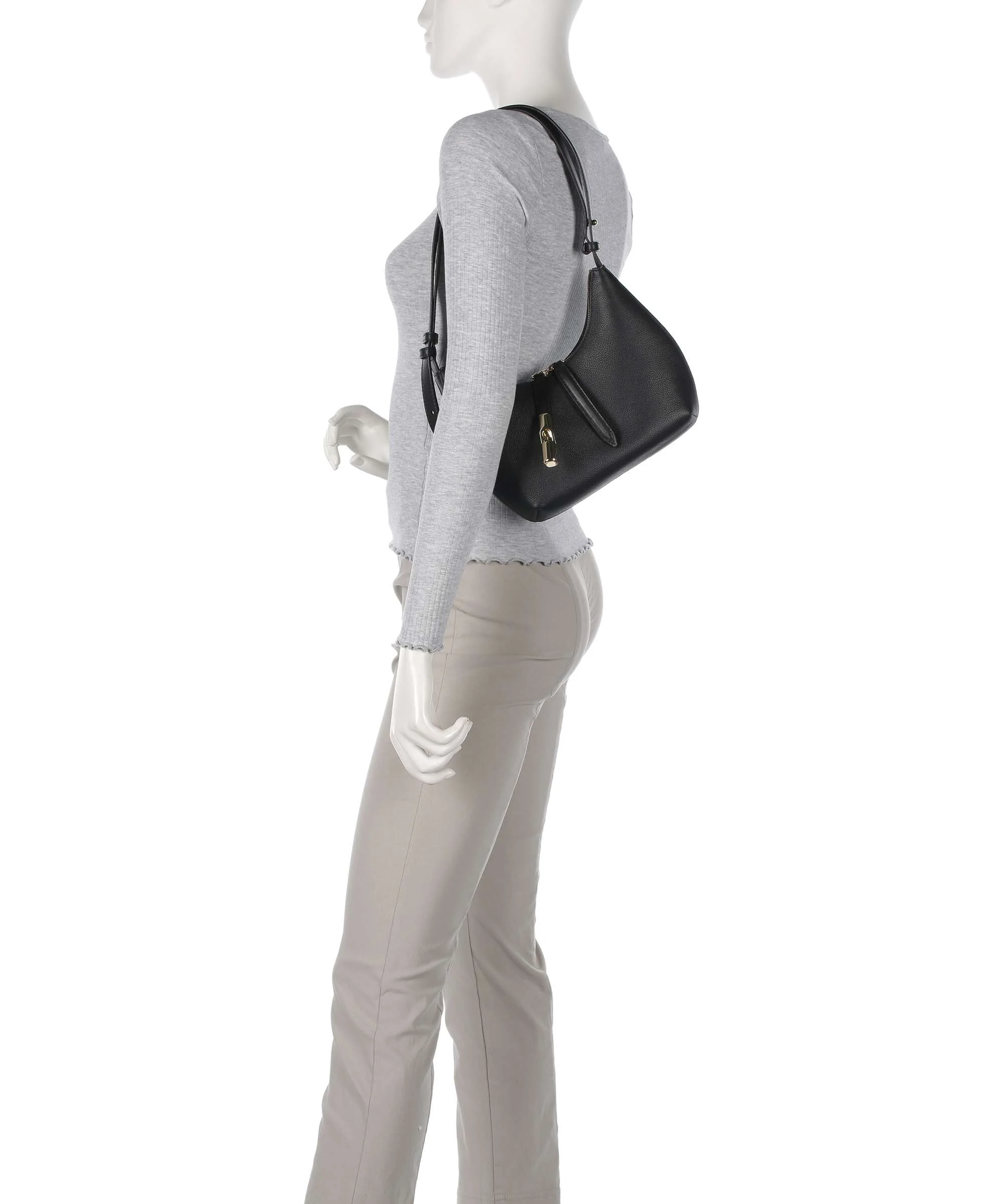 Furla Goccia S Schoudertas nero - Image 3