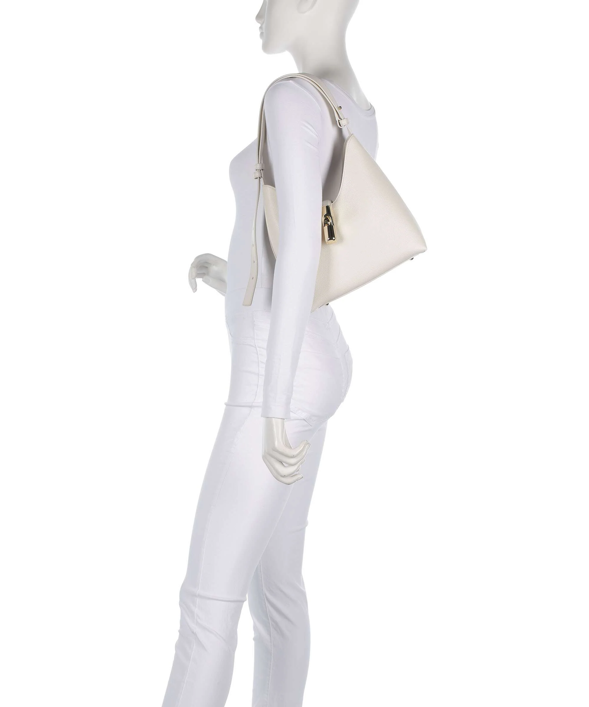 Furla Goccia S Schoudertas panna - Image 3