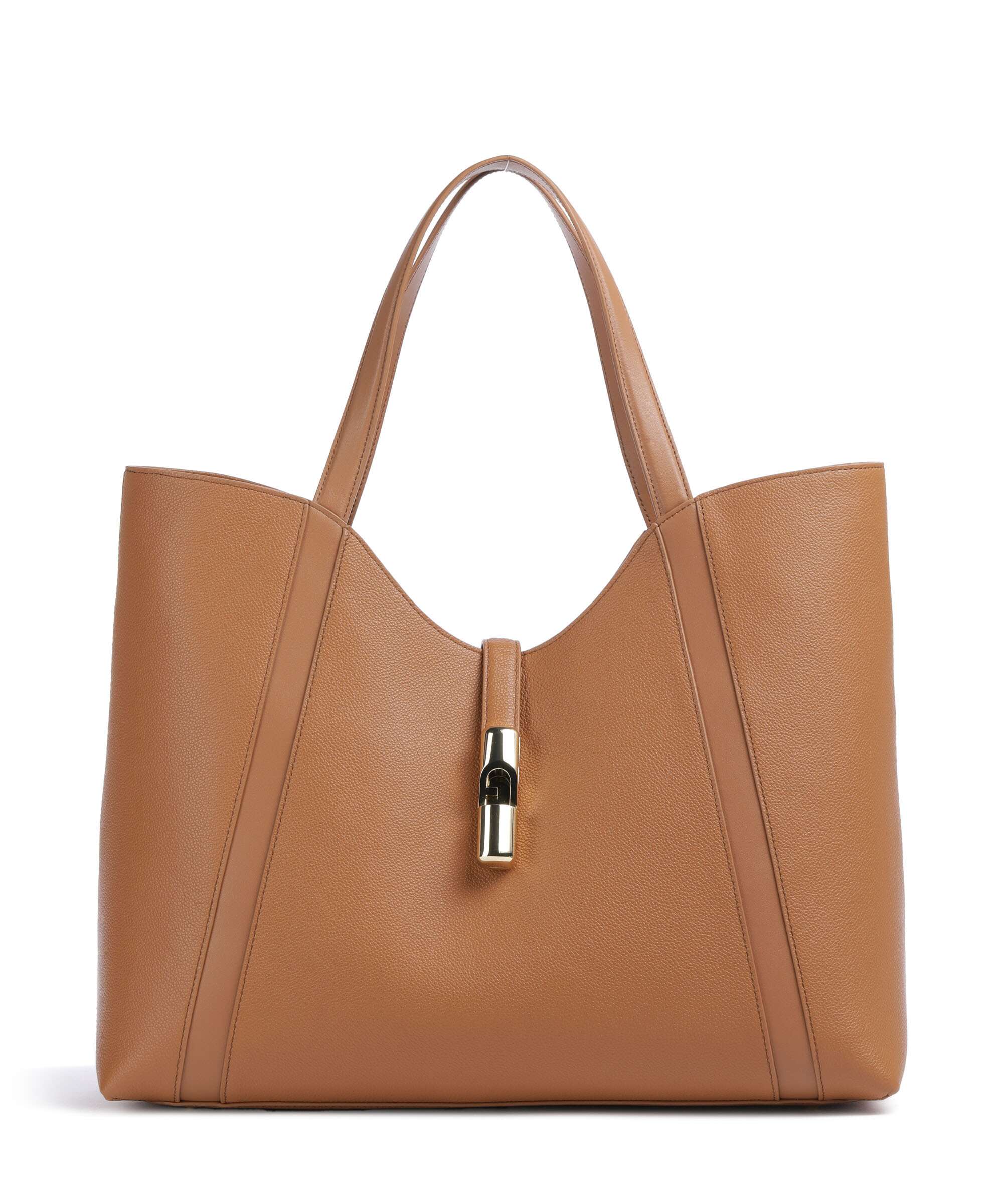 Furla Goccia XL Boodschappentas brandy