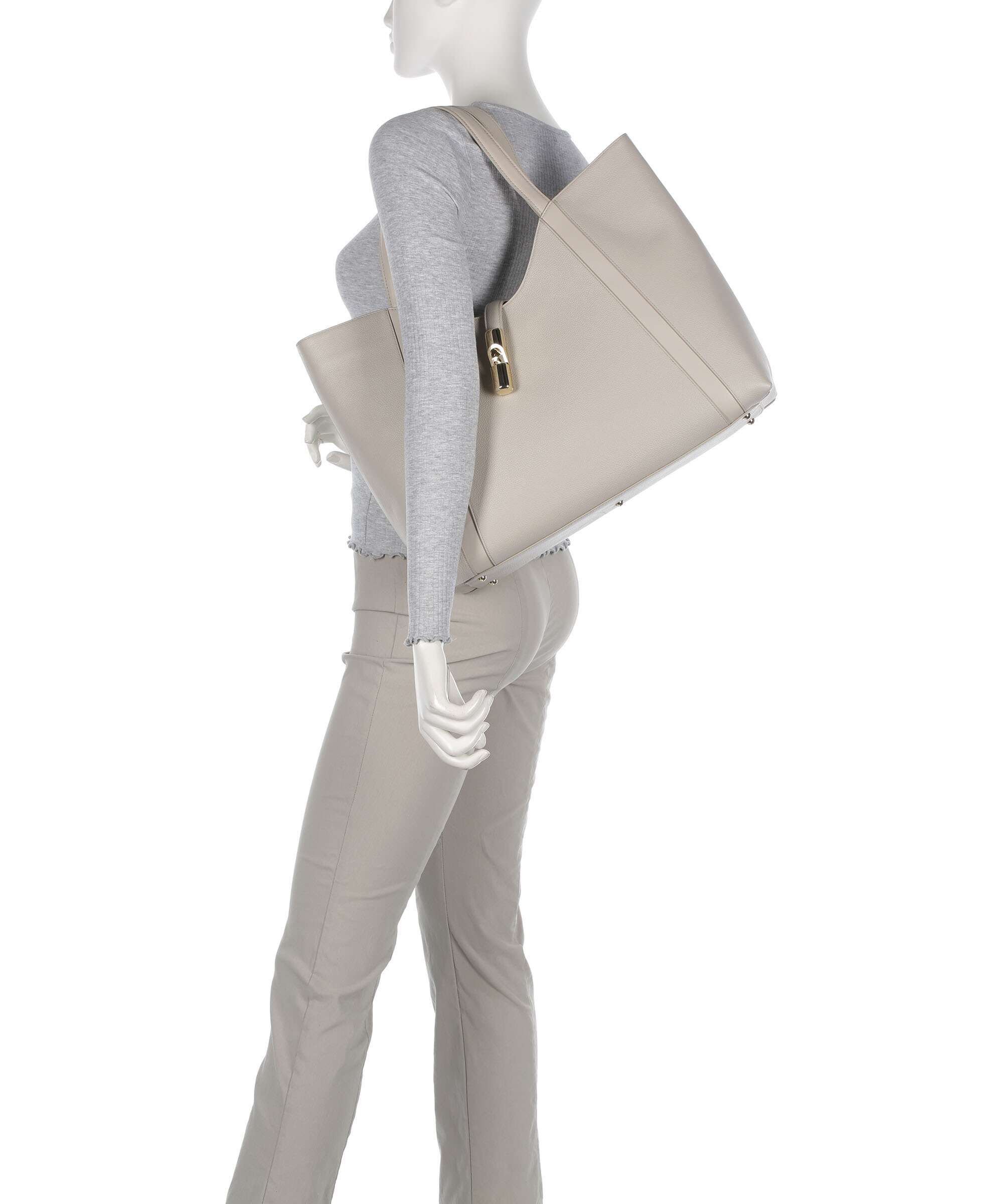 Furla Goccia XL Boodschappentas vaniglia - Image 3