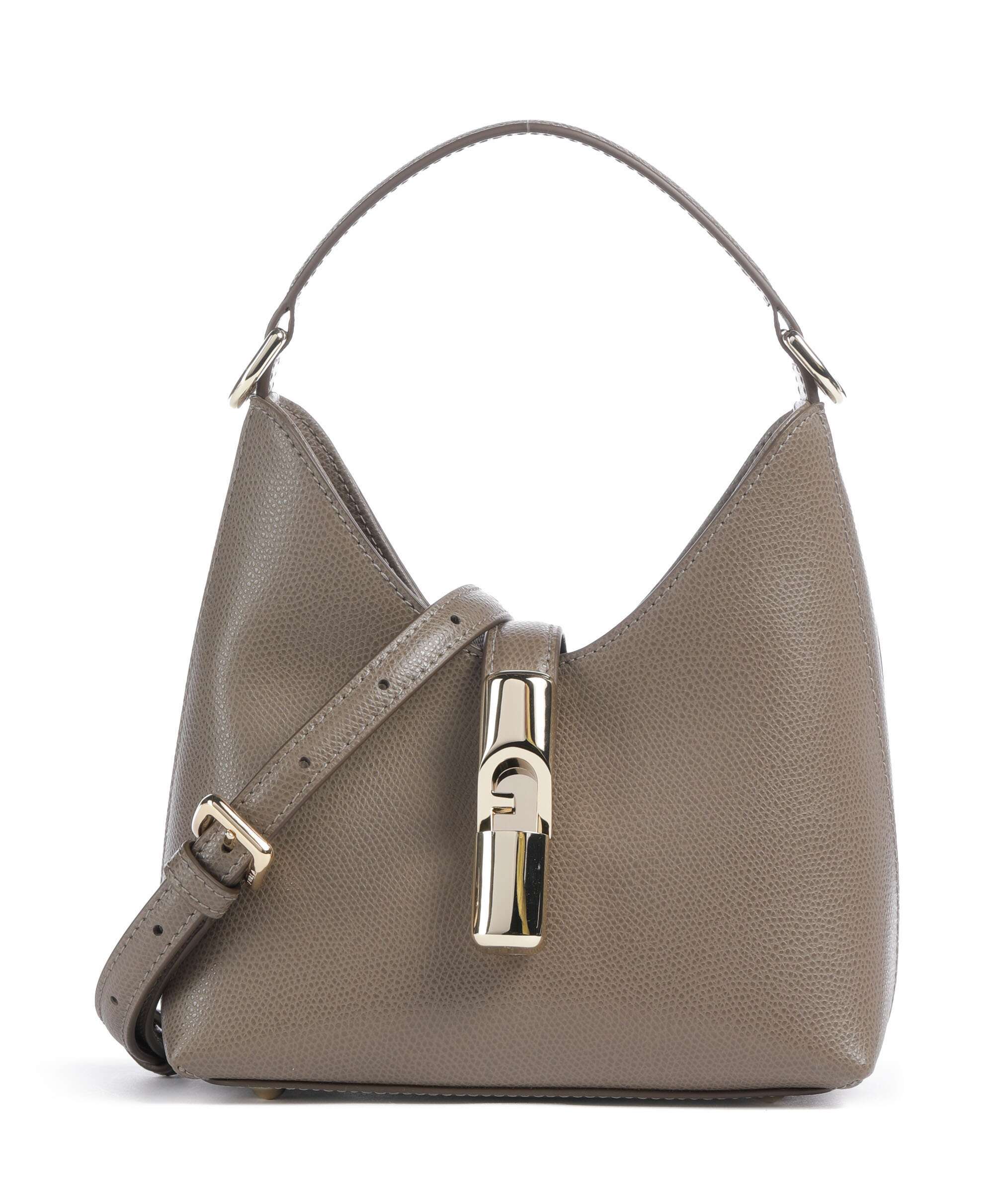Furla Iride Mini Crossbody tas muddy gray