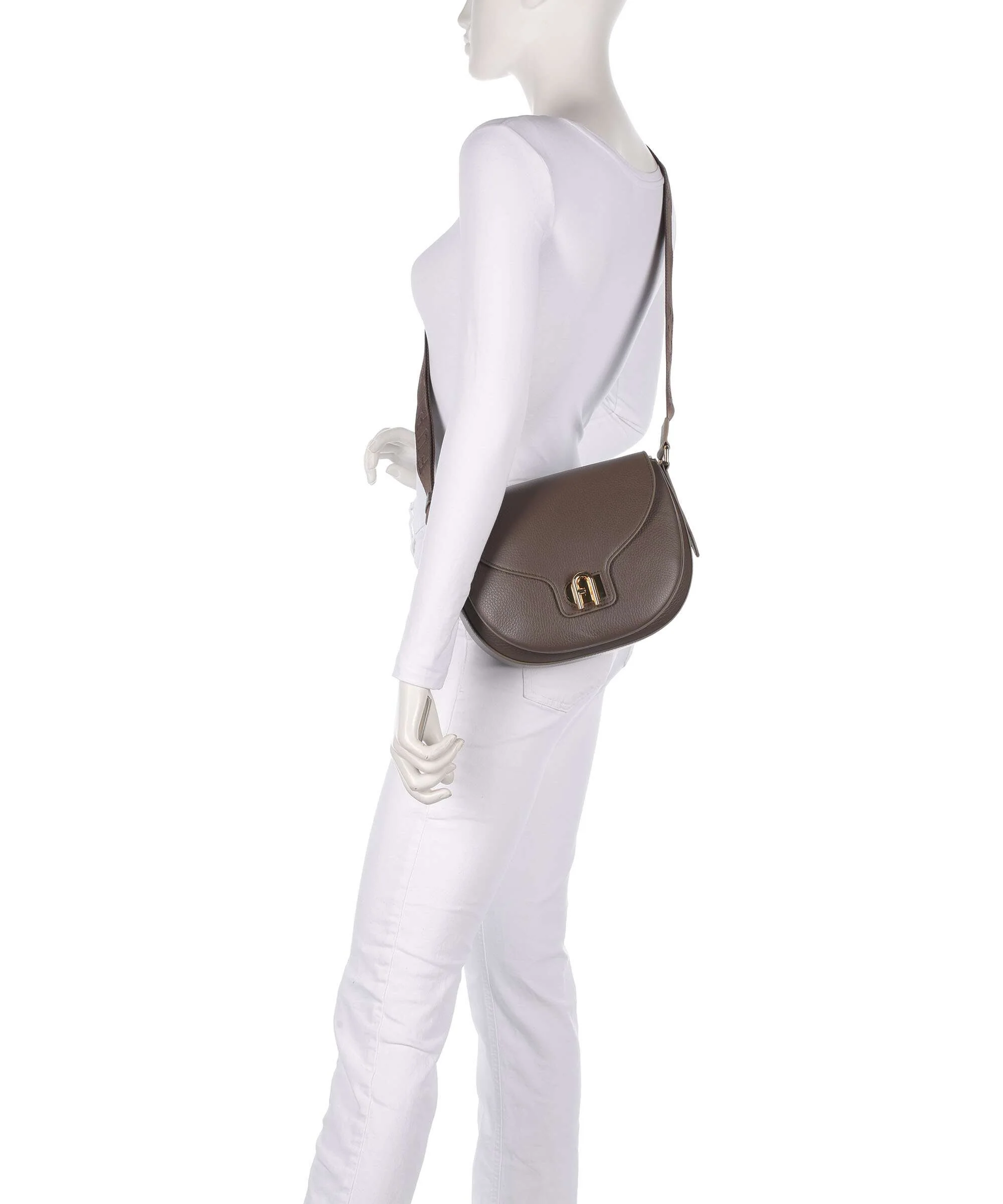 Furla Lotus S Crossbody tas toni mogano - Image 3