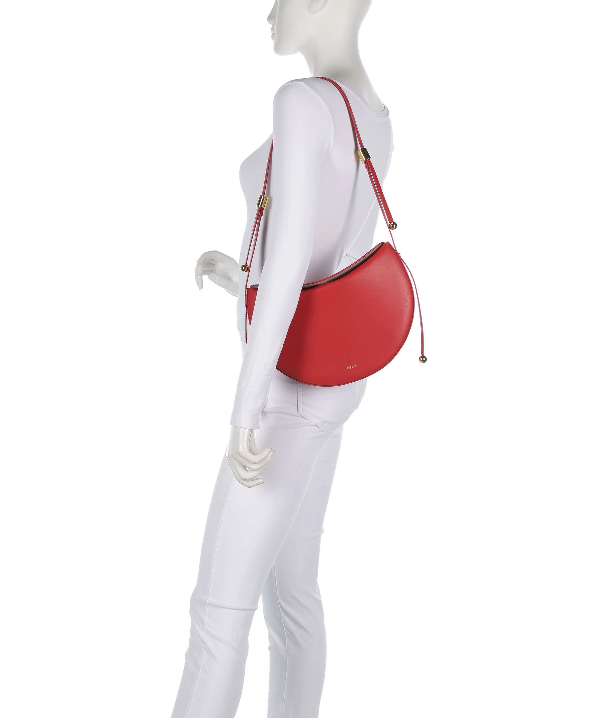 Furla Moonstone M Schoudertas red - Image 3