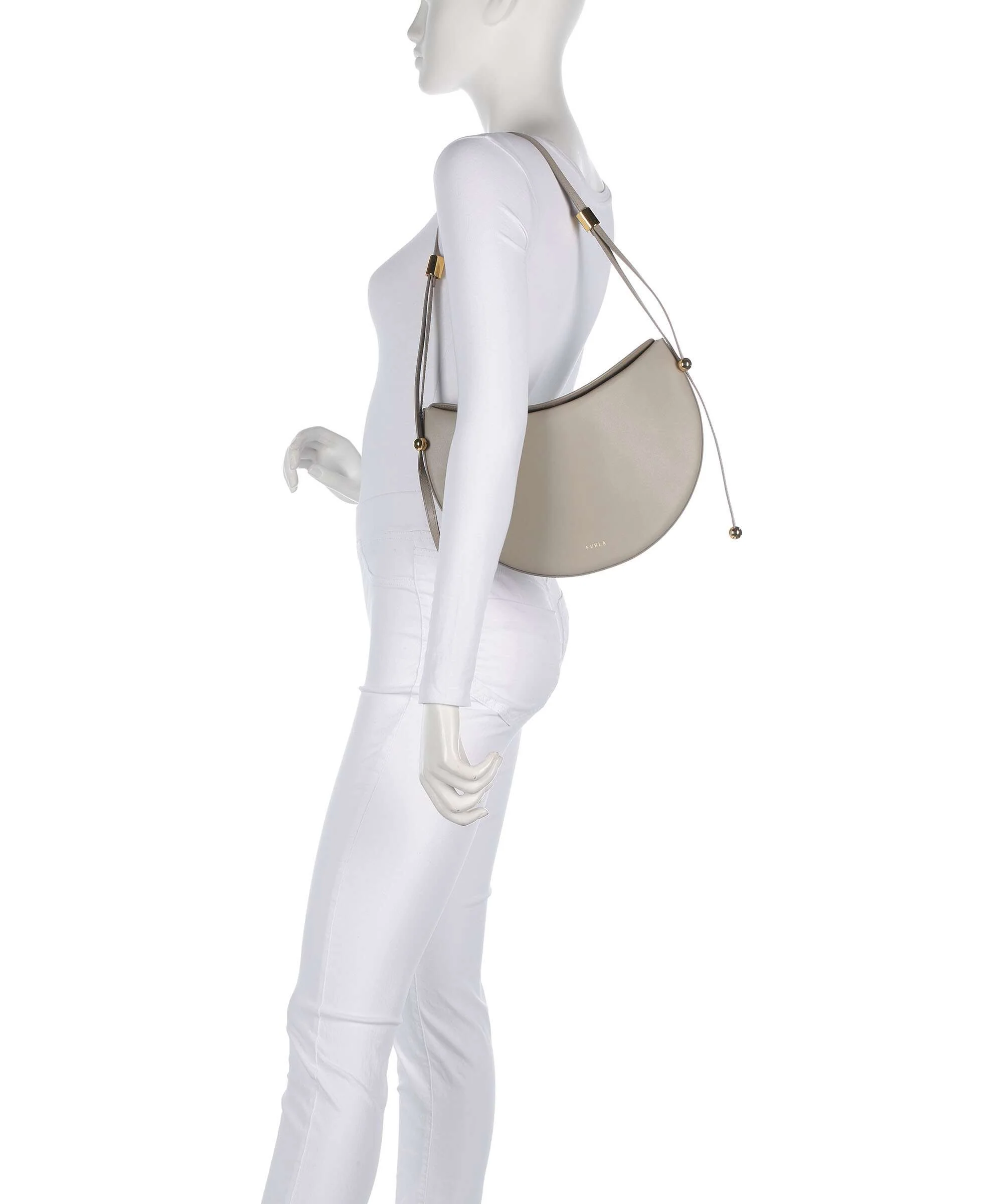 Furla Moonstone M Schoudertas linen - Image 3